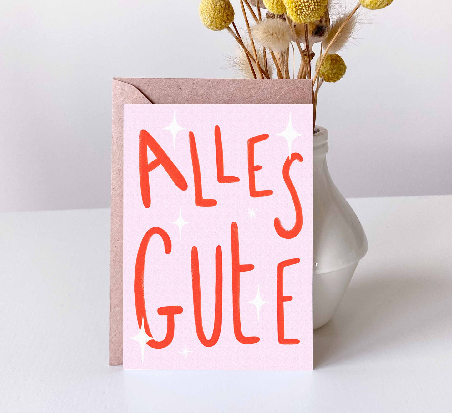 'Alles Gute' Postkarte
