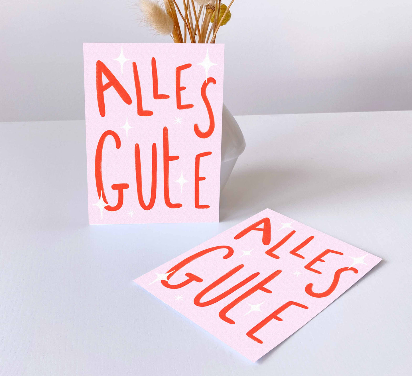 'Alles Gute' Postkarte