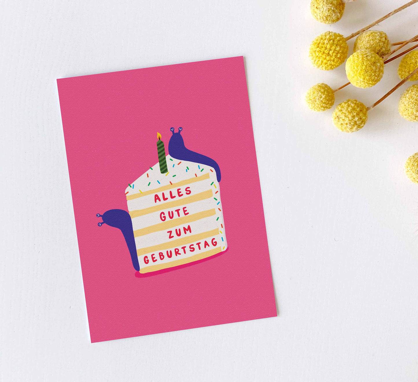 'Alles Schnecke' Postkarte