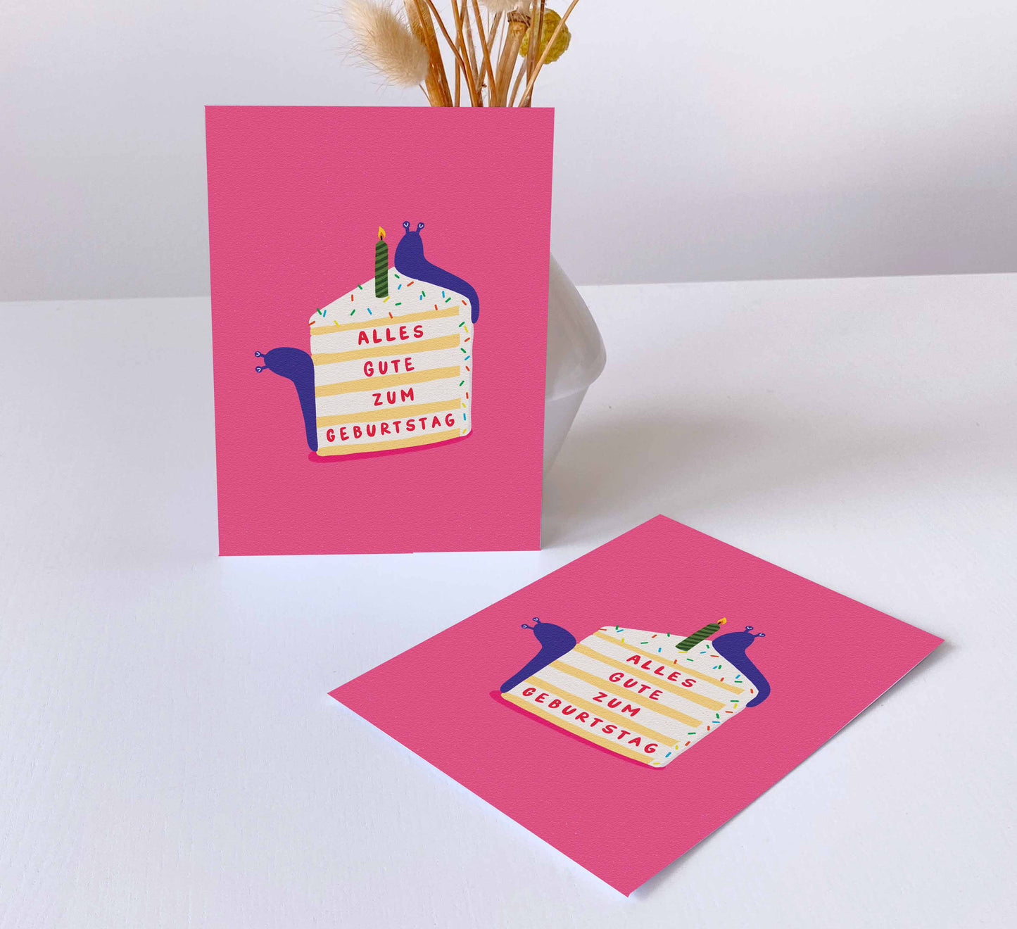 'Alles Schnecke' Postkarte