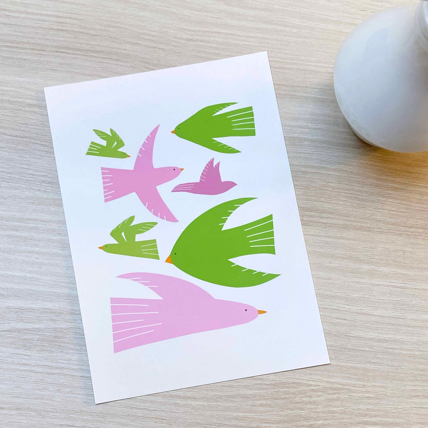 B-Ware 'Birding' Kunstdruck (A5)