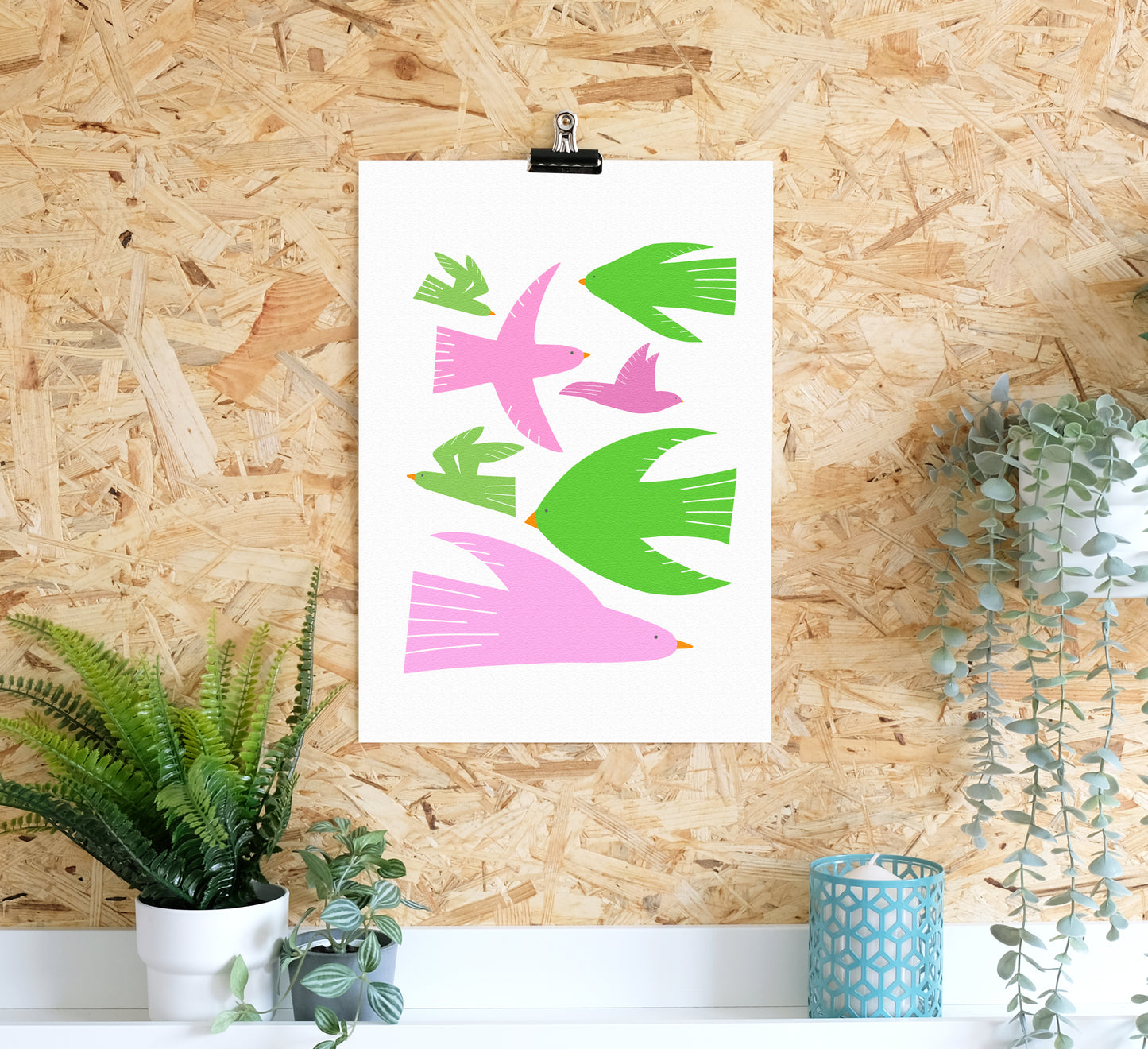 'Birding' Kunstdruck