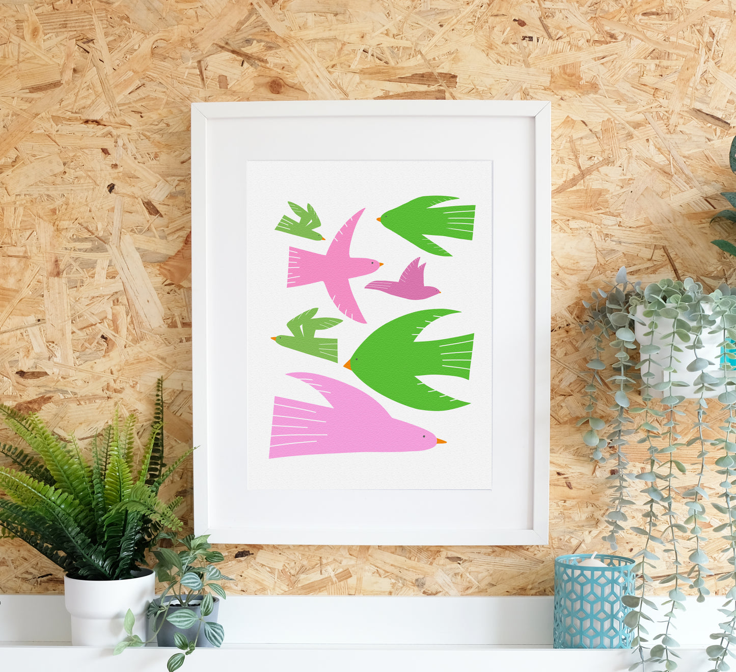 'Birding' Kunstdruck