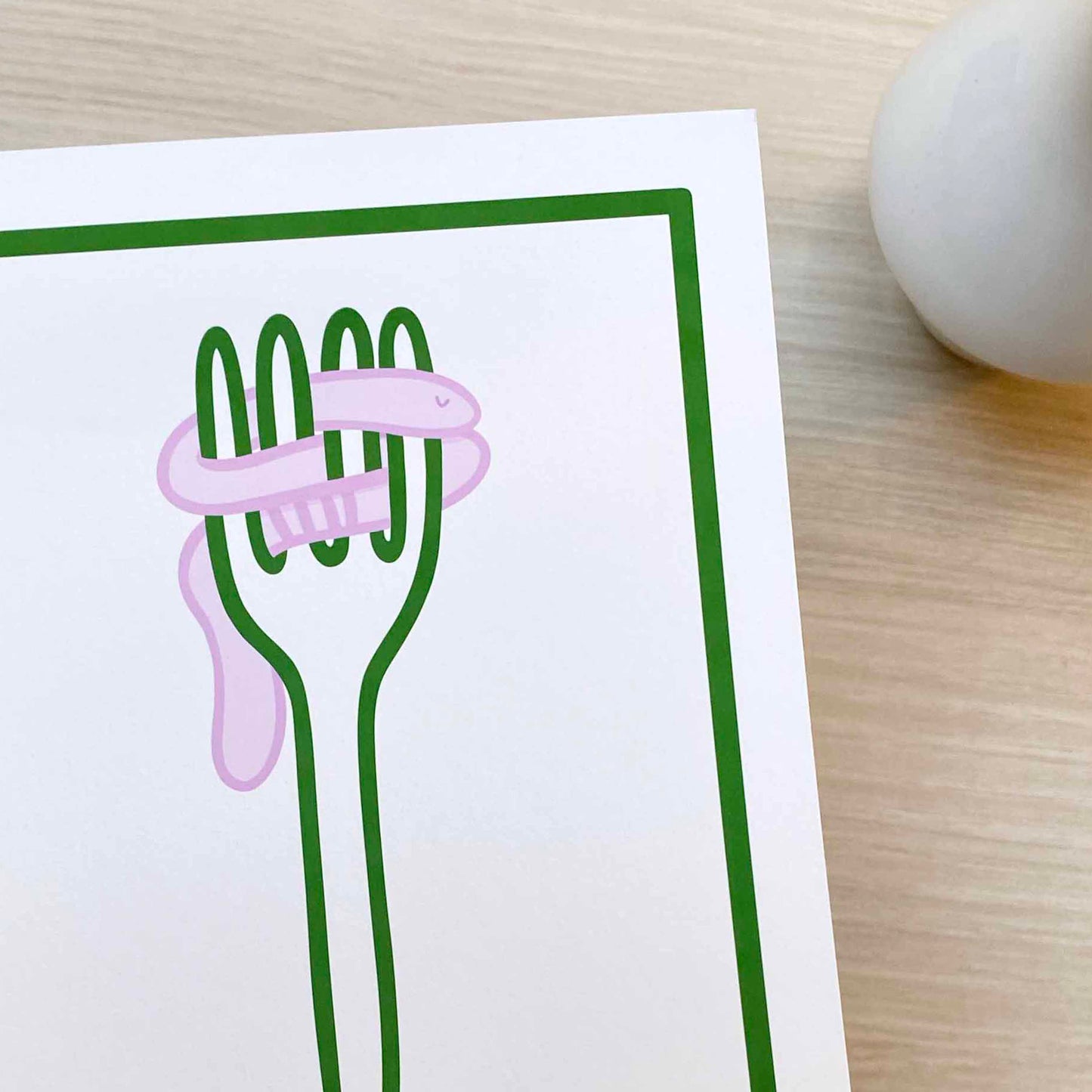 B-Ware 'Bon Appétit' Kunstdruck (A5)