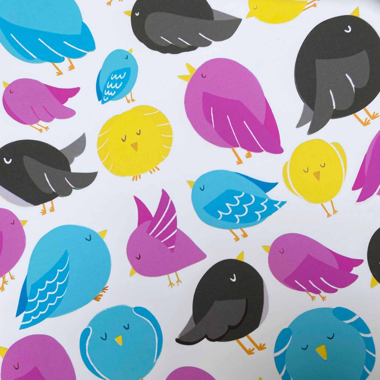 B-Ware 'CMYK Birds' Kunstdruck (A3)