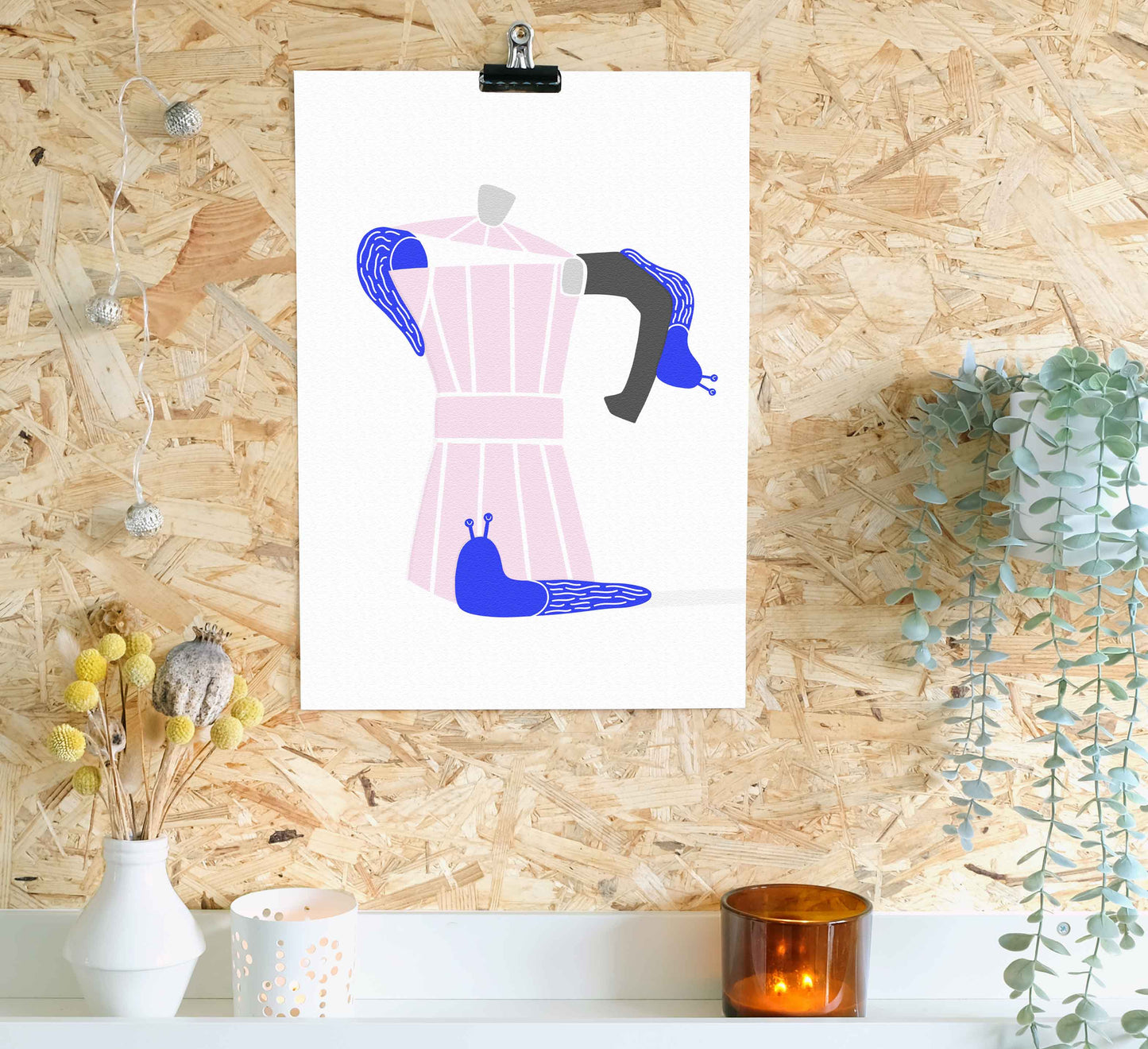 'Coffee Slugs' Kunstdruck