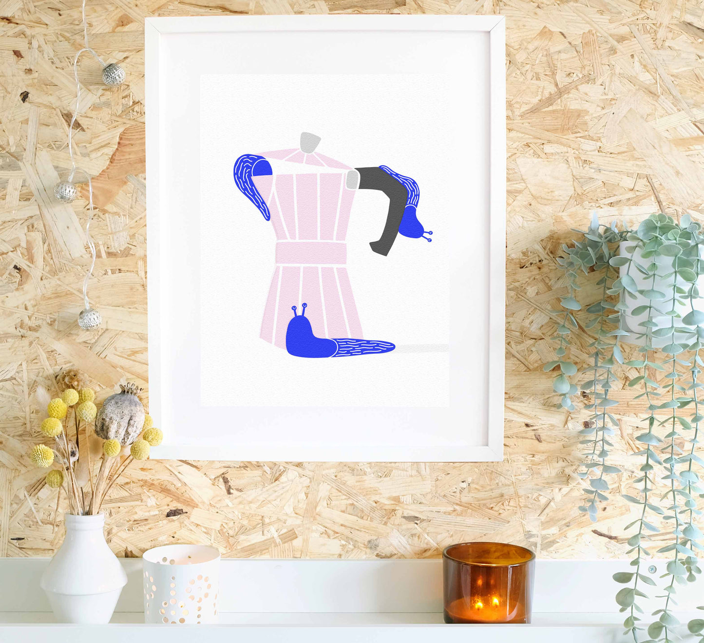 'Coffee Slugs' Kunstdruck