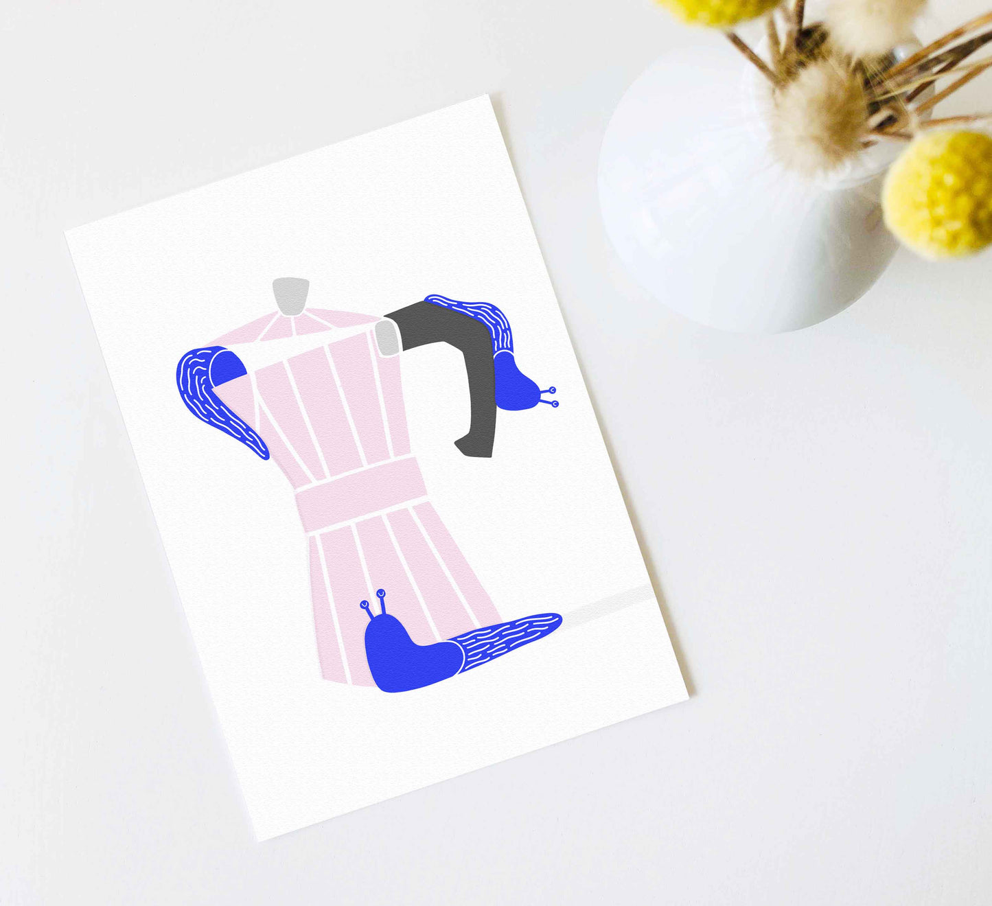 'Coffee Slugs' Kunstdruck