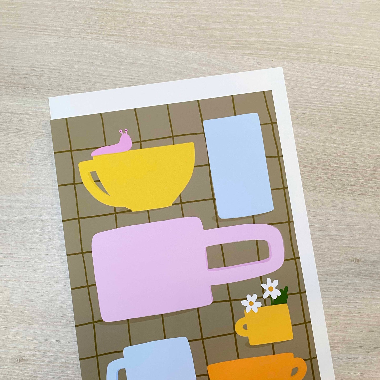 B-Ware 'Mug Love' Kunstdruck