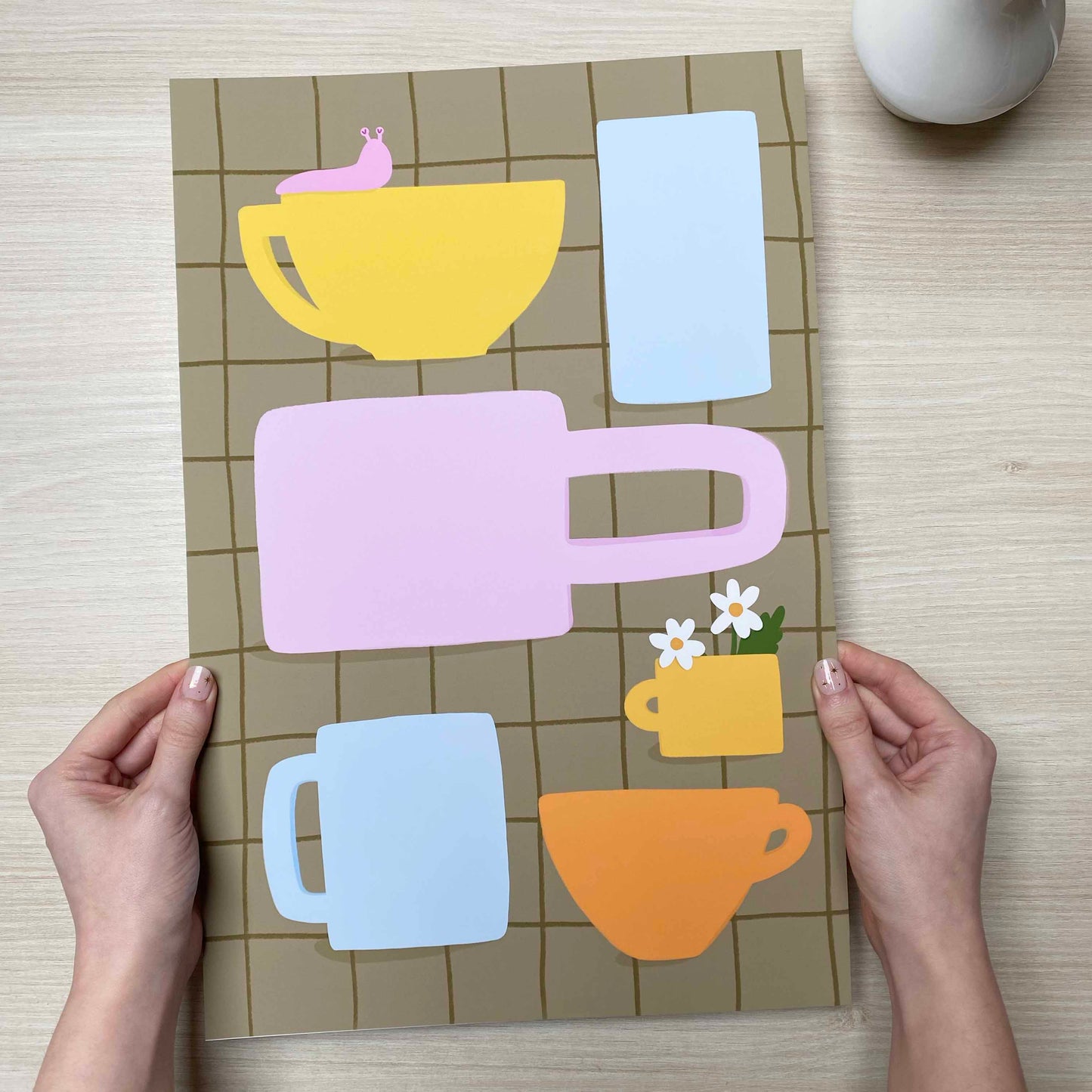 B-Ware 'Mug Love' Kunstdruck