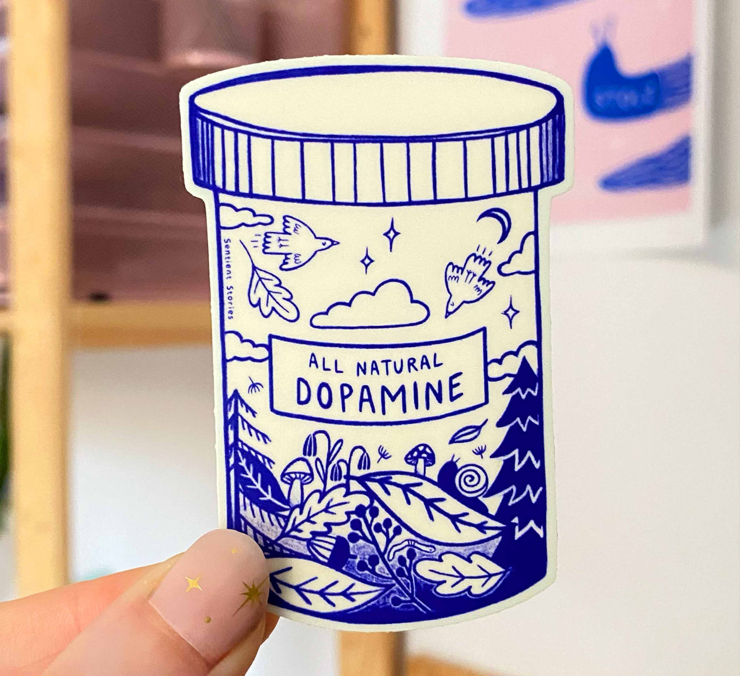 'Dopamine' Vinyl-Aufkleber