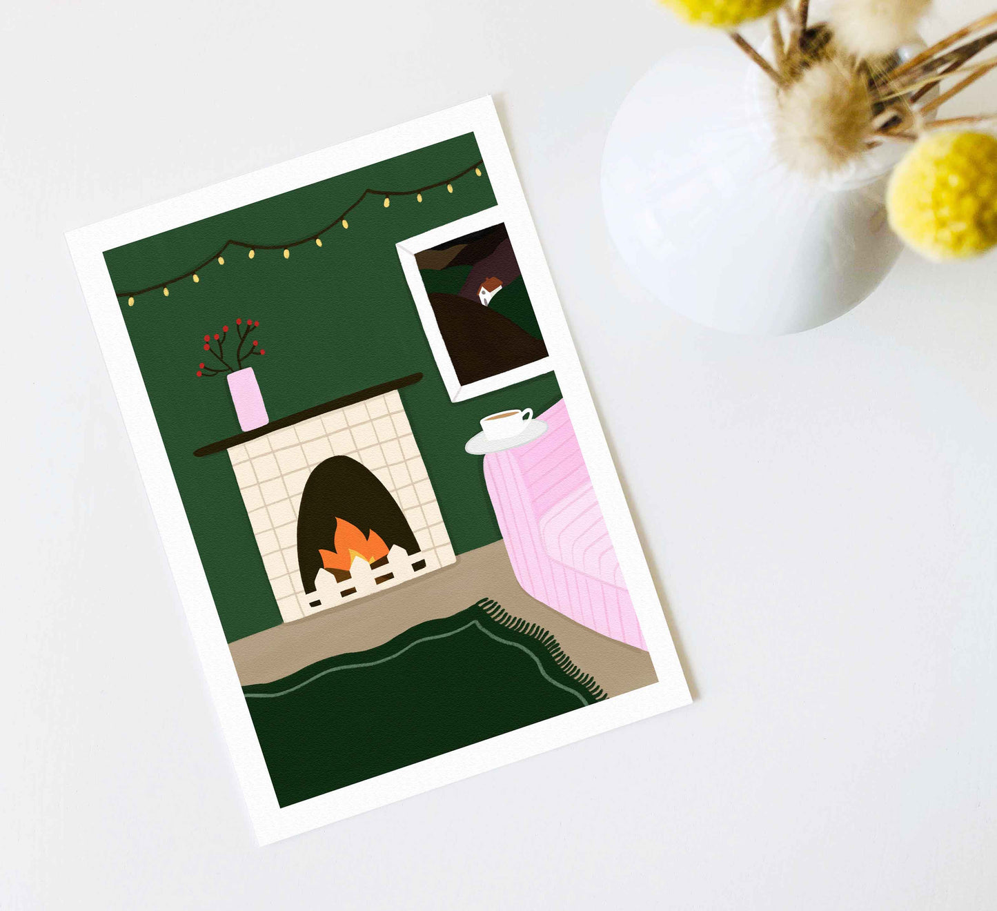 'Fireplace' Kunstdruck
