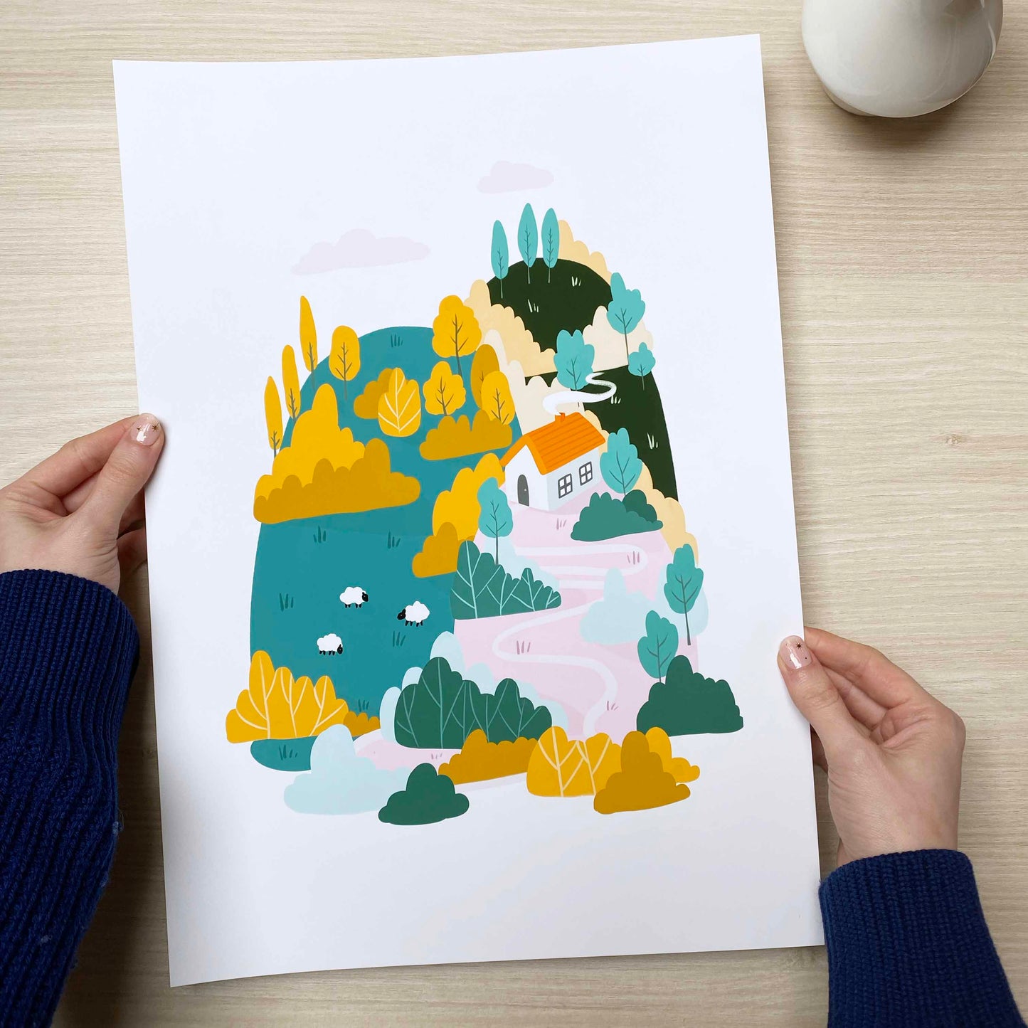 B-Ware 'Home' Kunstdruck (A3)