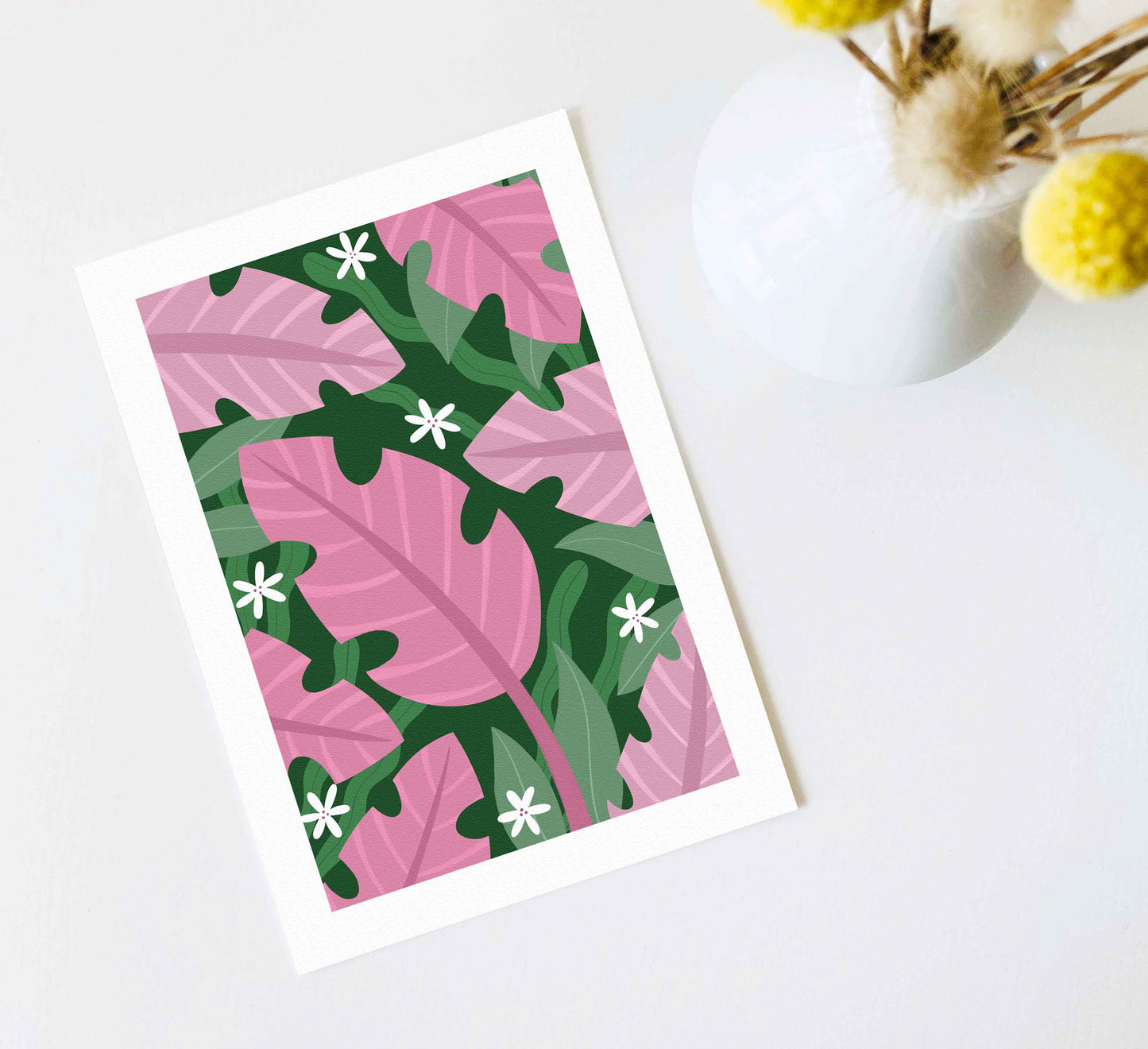 'Jungle Flowers' Kunstdruck
