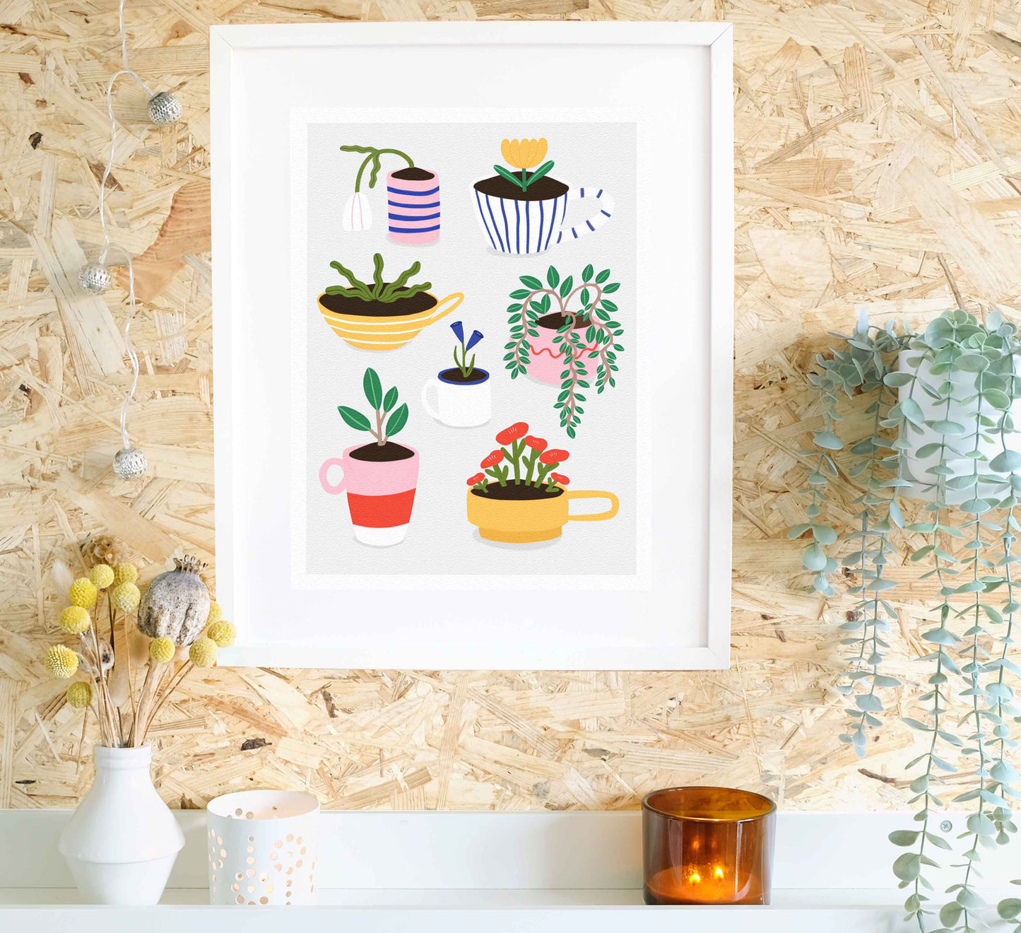 'Teacup Garden' Kunstdruck