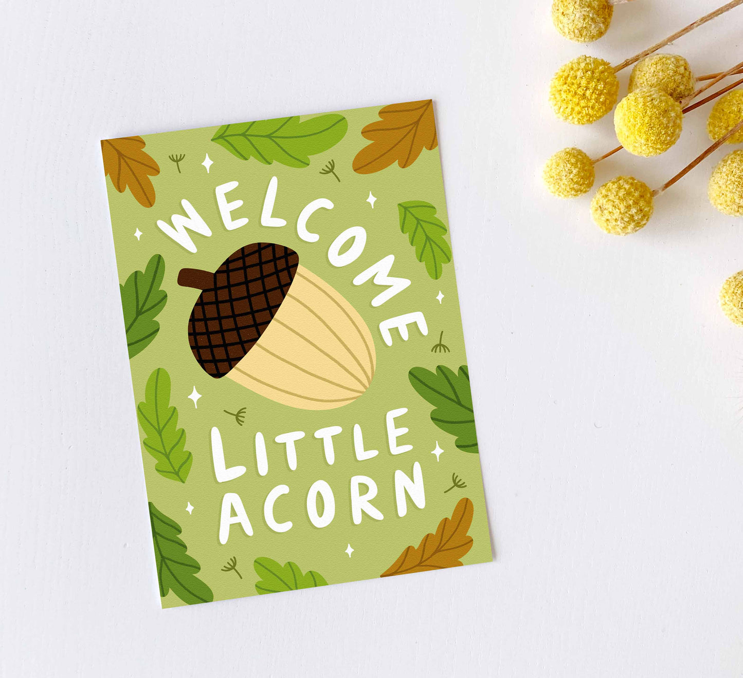 'Little Acorn' Postkarte