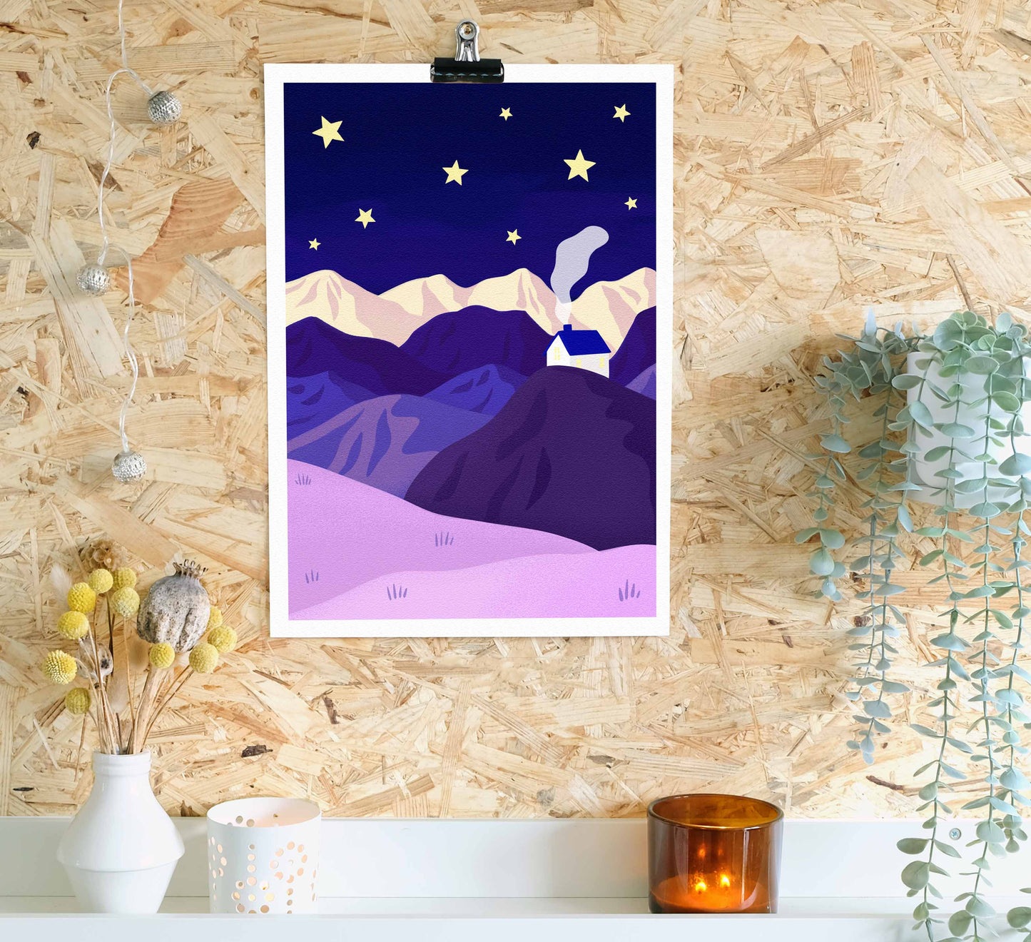 'Night Lights' Kunstdruck