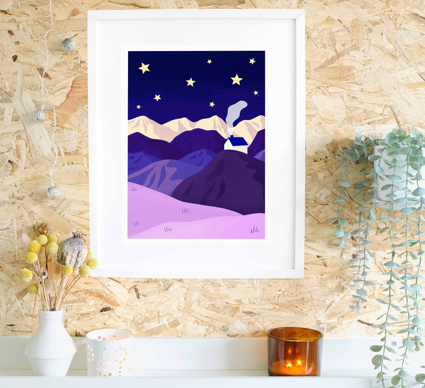 'Night Lights' Kunstdruck