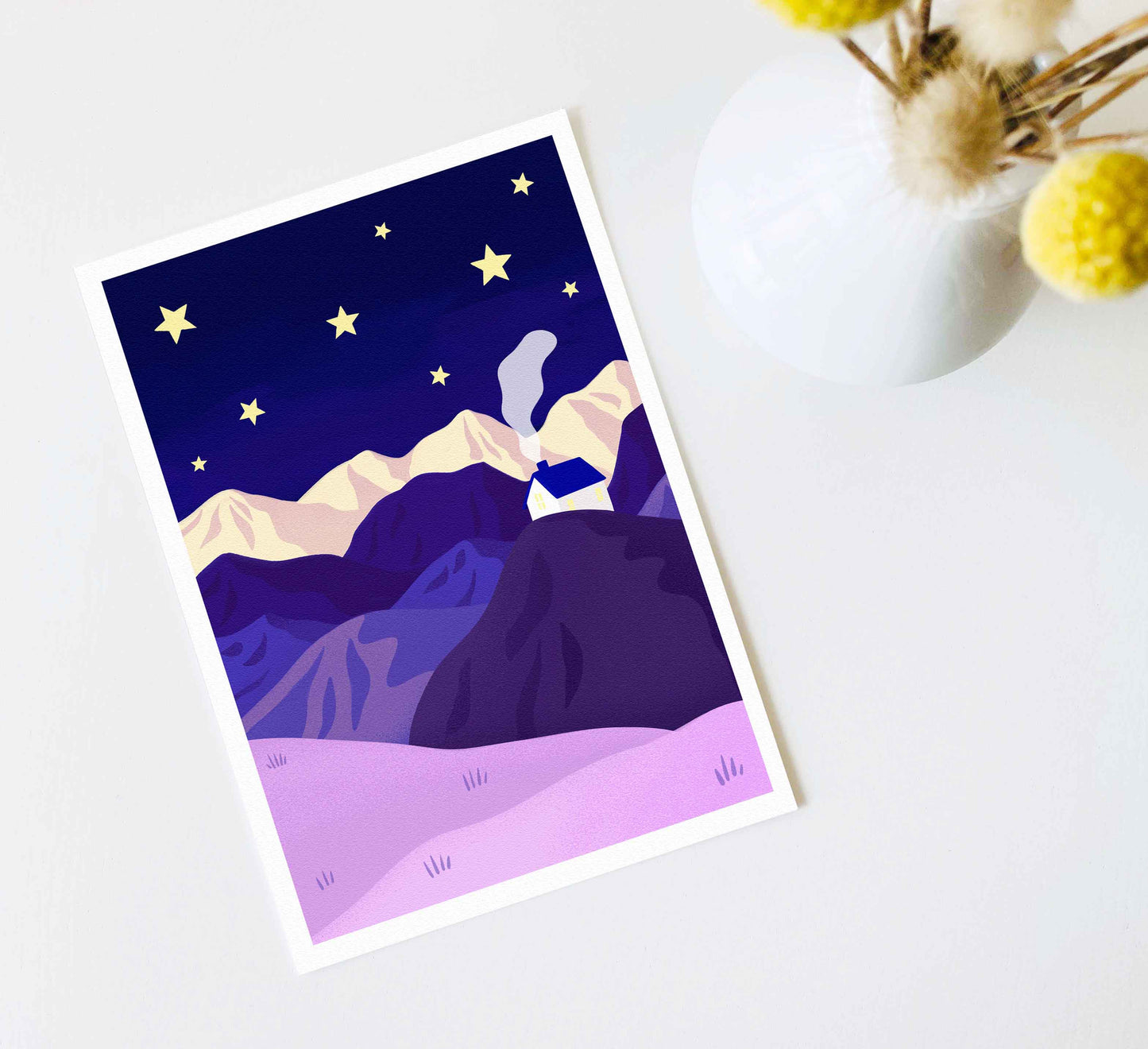 'Night Lights' Kunstdruck