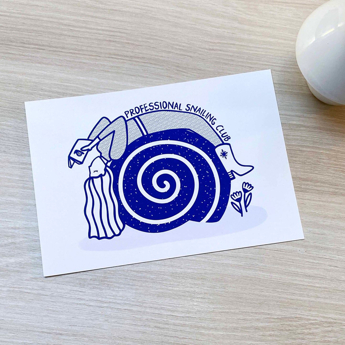 B-Ware 'Professional Snailing Club' Kunstdruck (A5)