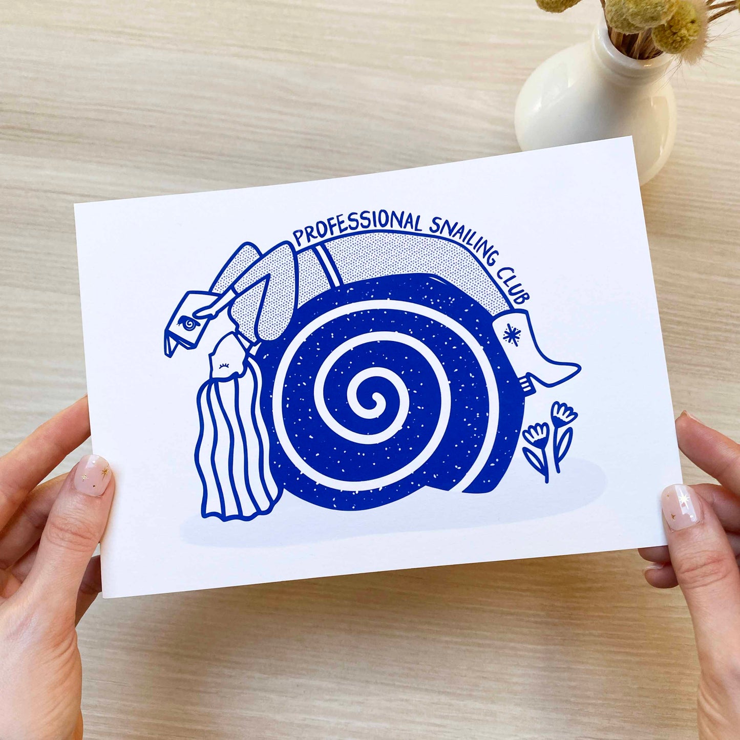 B-Ware 'Professional Snailing Club' Kunstdruck (A5)