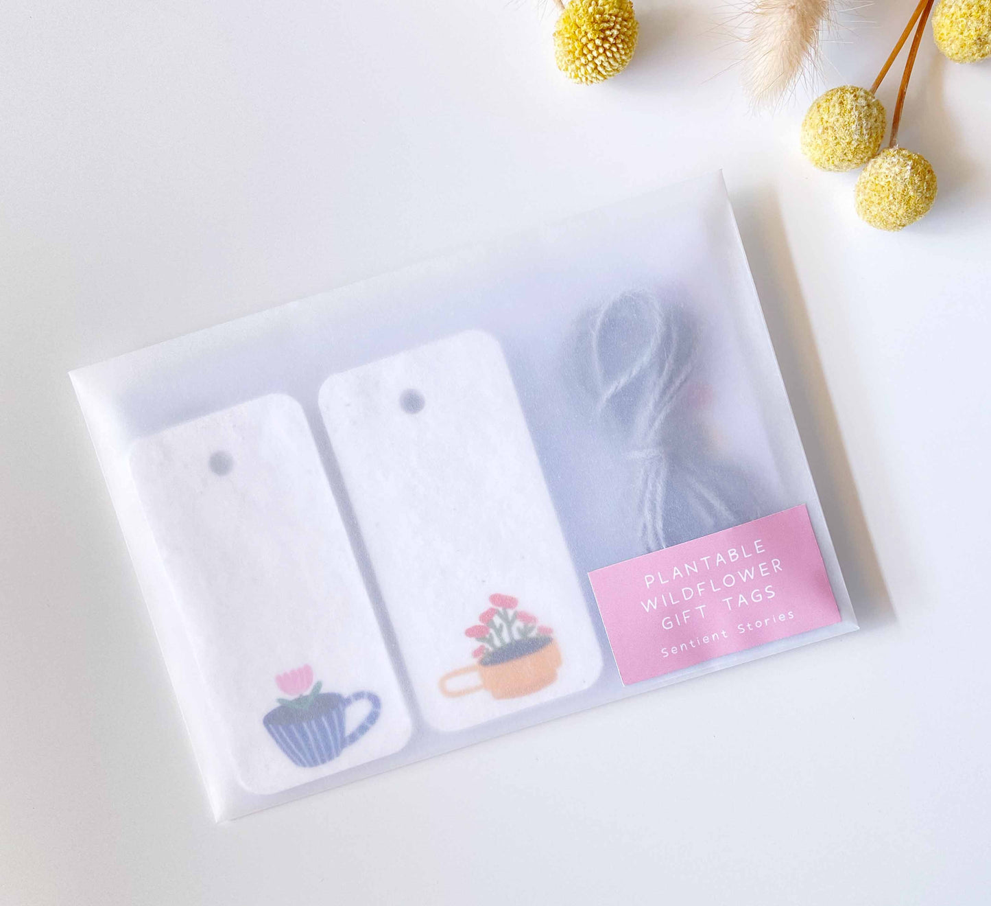 'Teacup Garden' Plantable Gift Tags