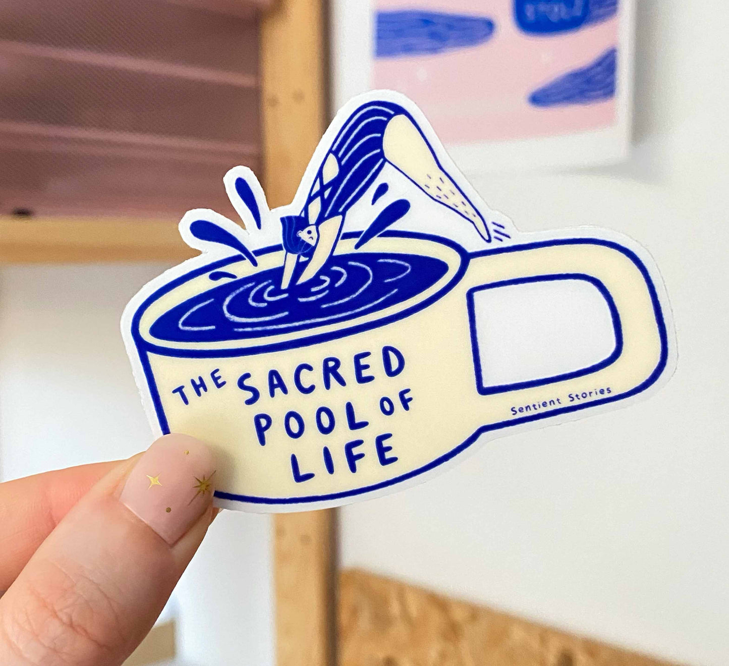 'Sacred Pool' Vinyl-Aufkleber
