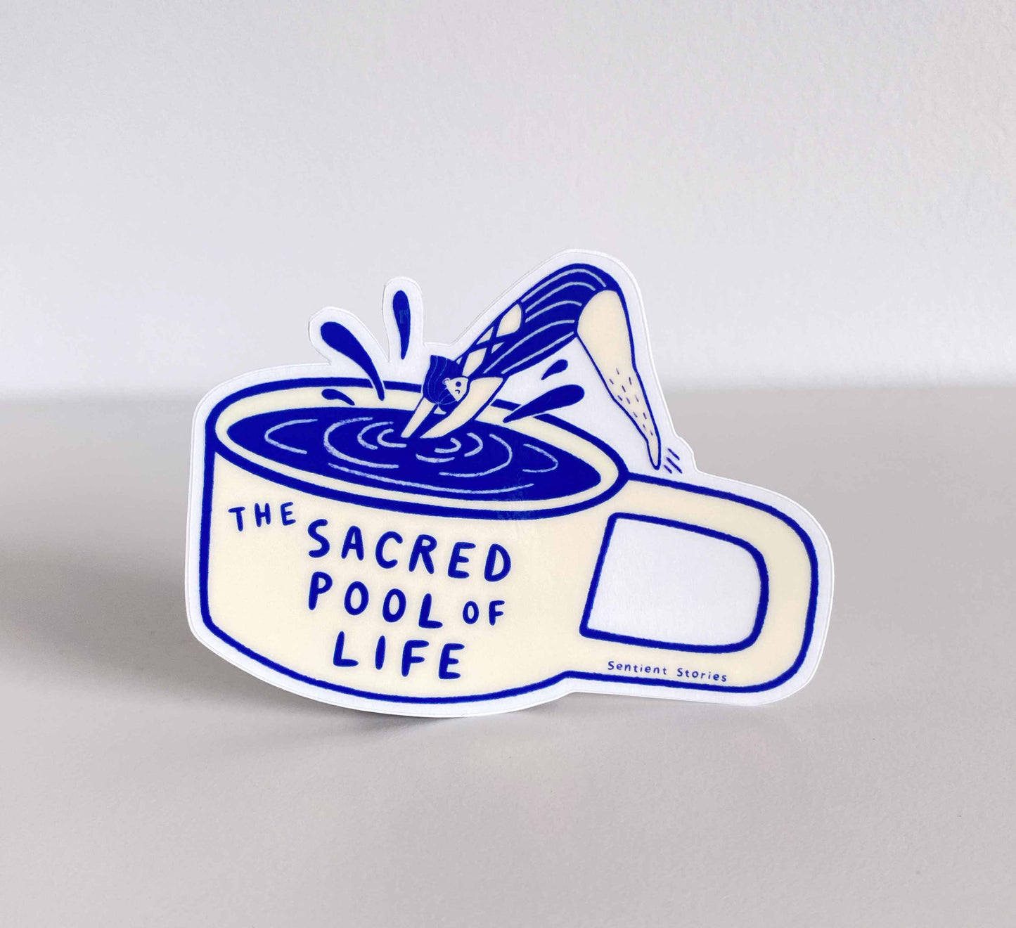'Sacred Pool' Vinyl-Aufkleber