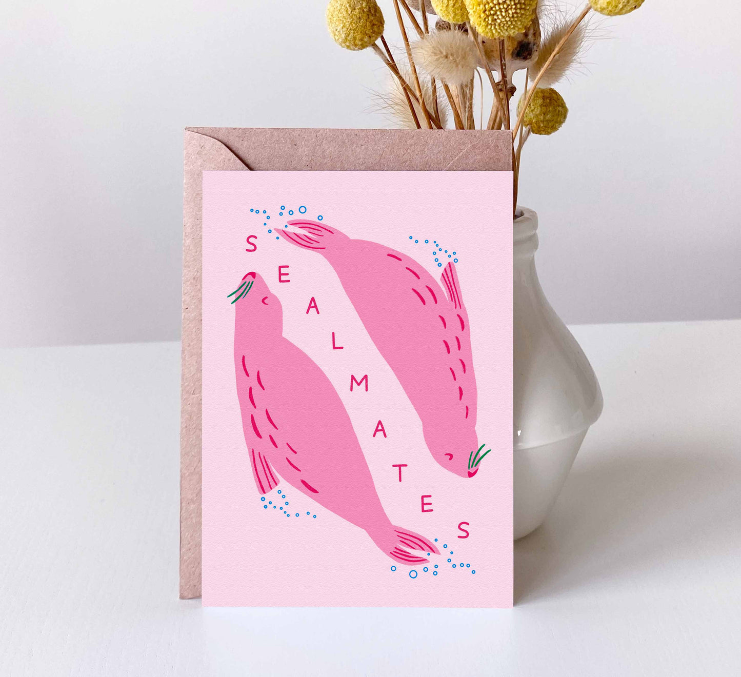 'Sealmates' Postkarte