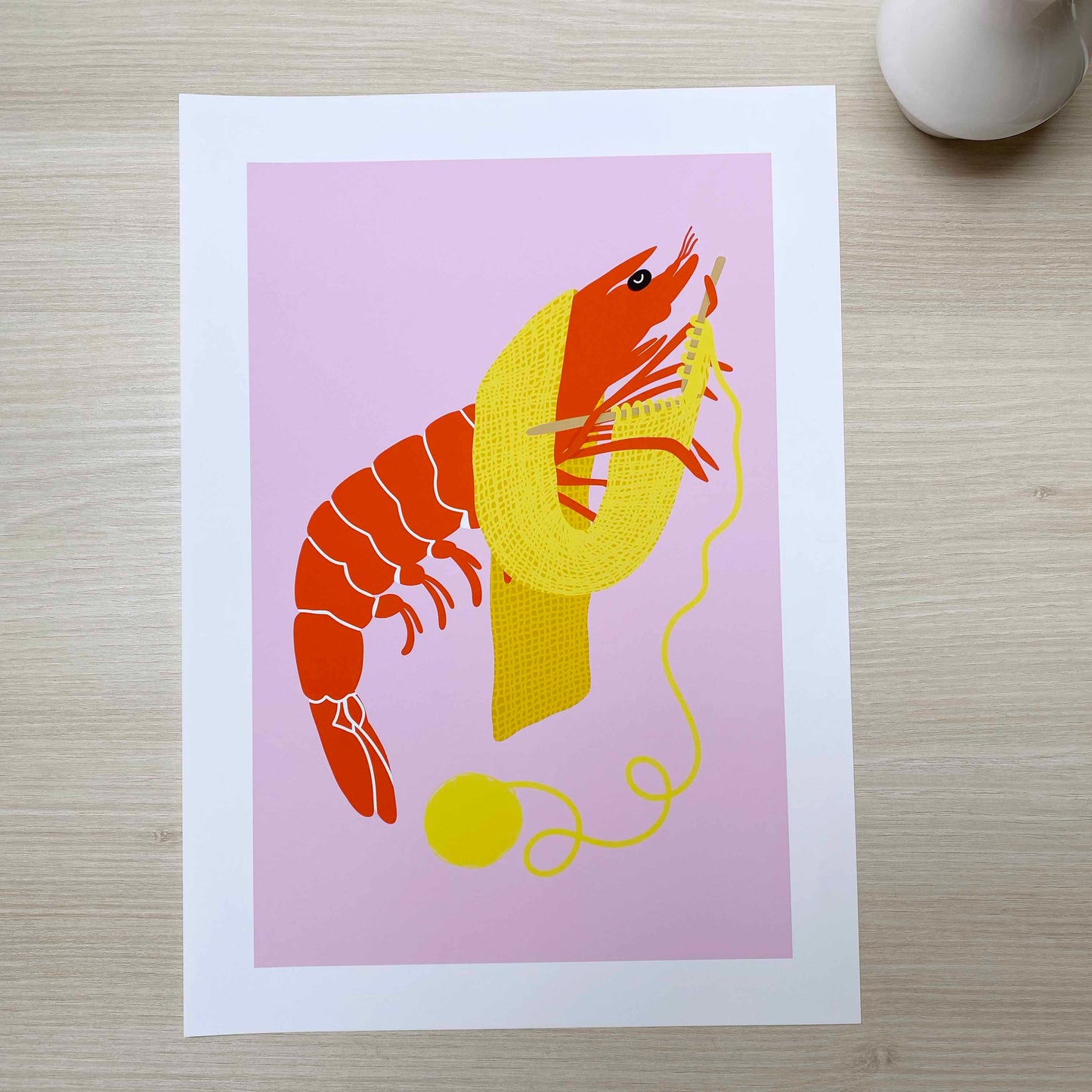 B-Ware 'Shrimp Stitch' Kunstdruck (A3)