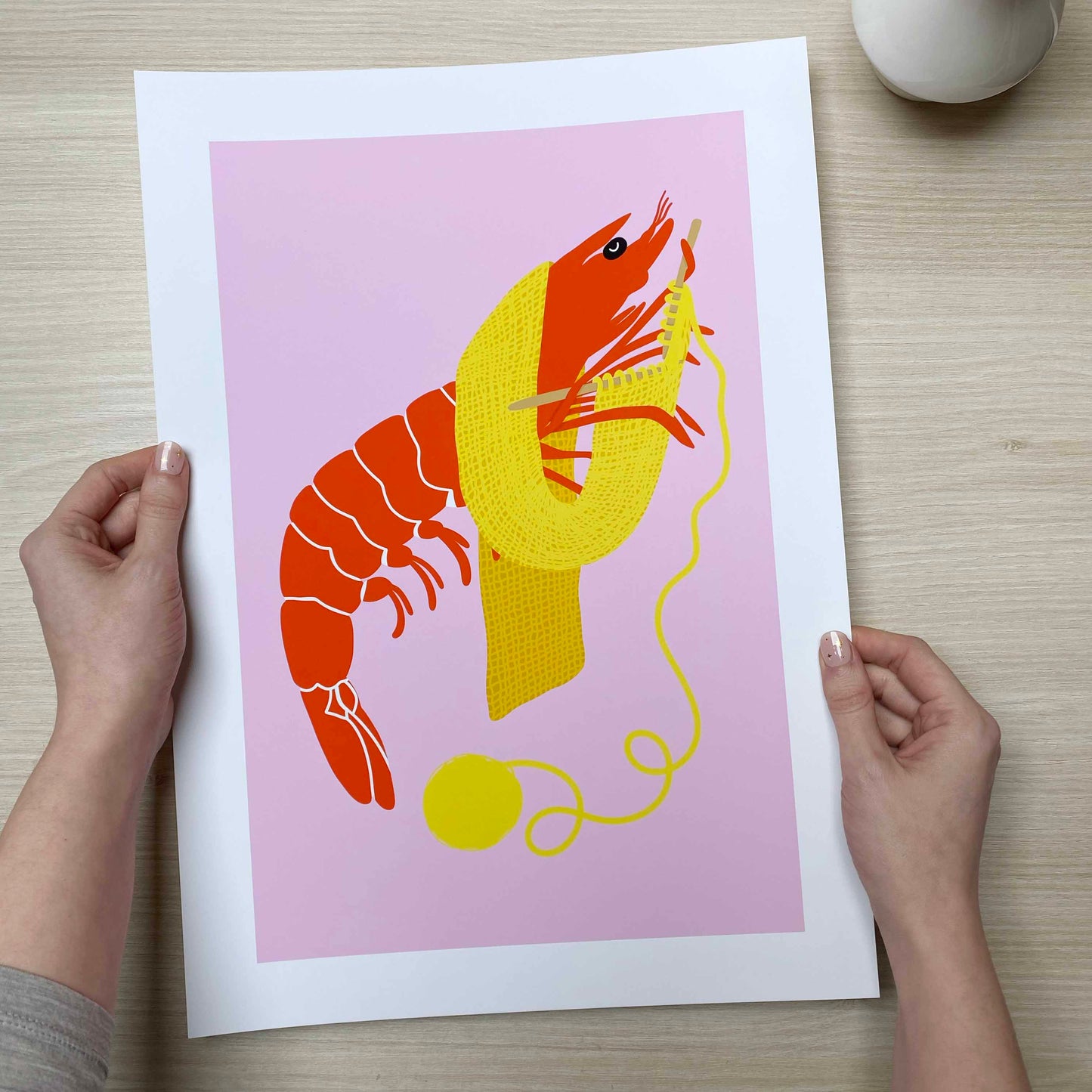 B-Ware 'Shrimp Stitch' Kunstdruck (A3)