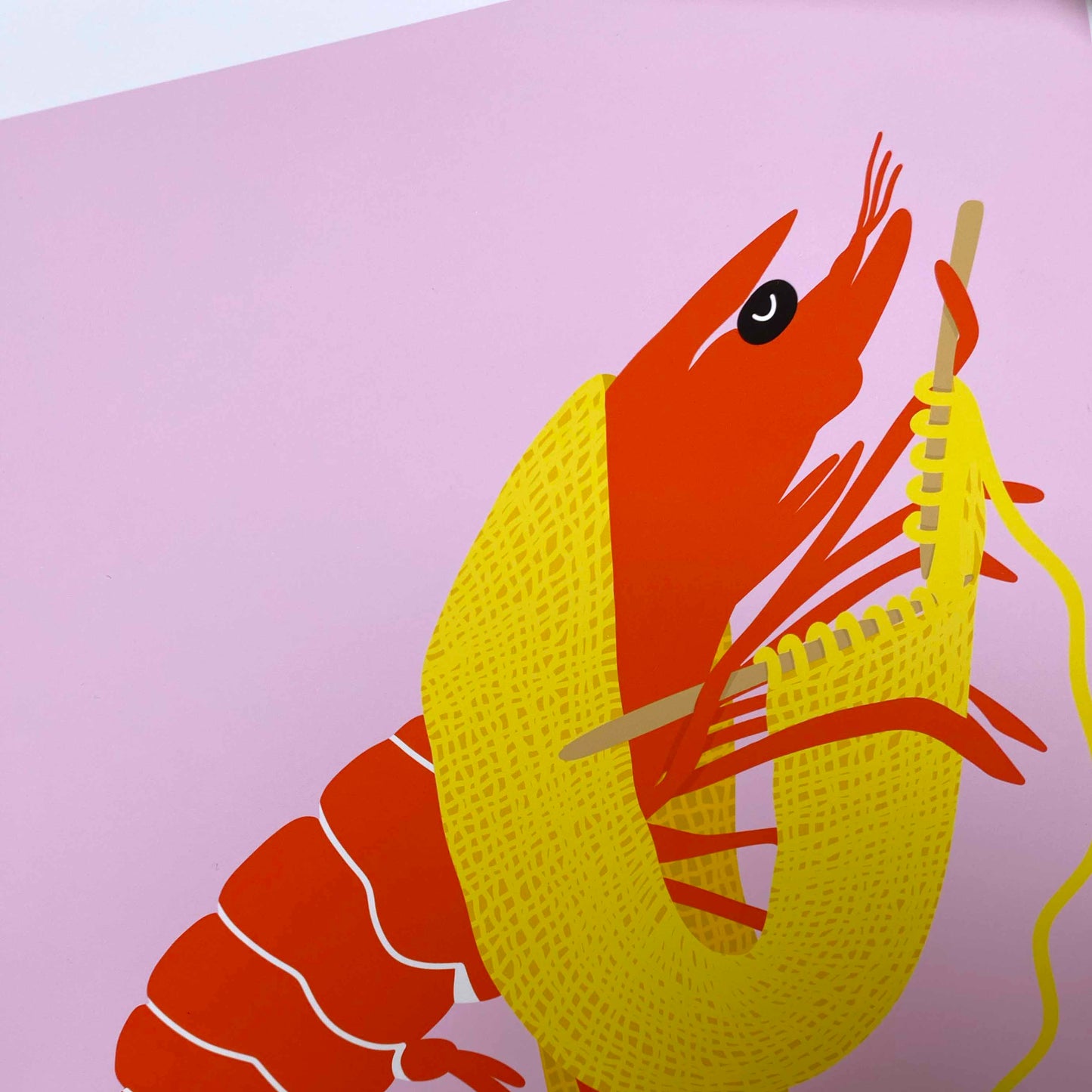 B-Ware 'Shrimp Stitch' Kunstdruck (A3)