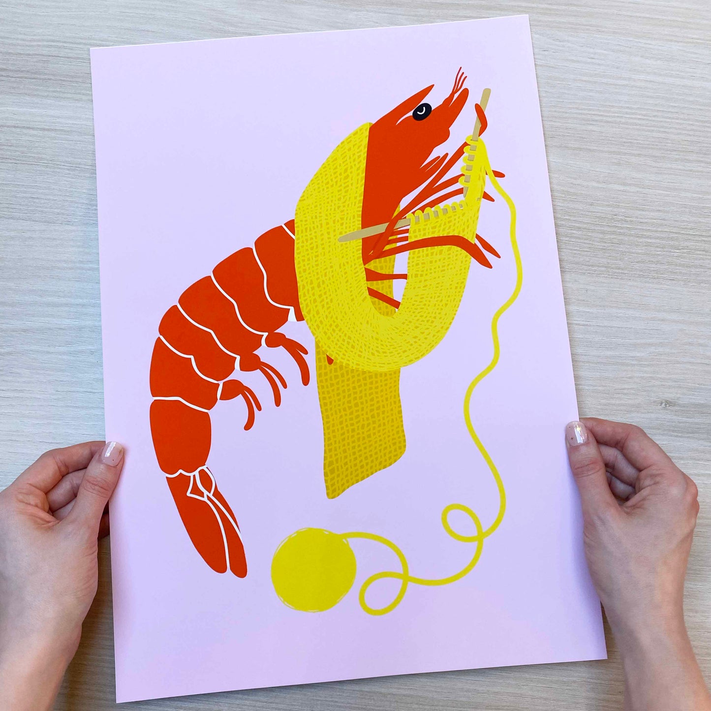 B-Ware 'Shrimp Stitch' Kunstdruck (A3)