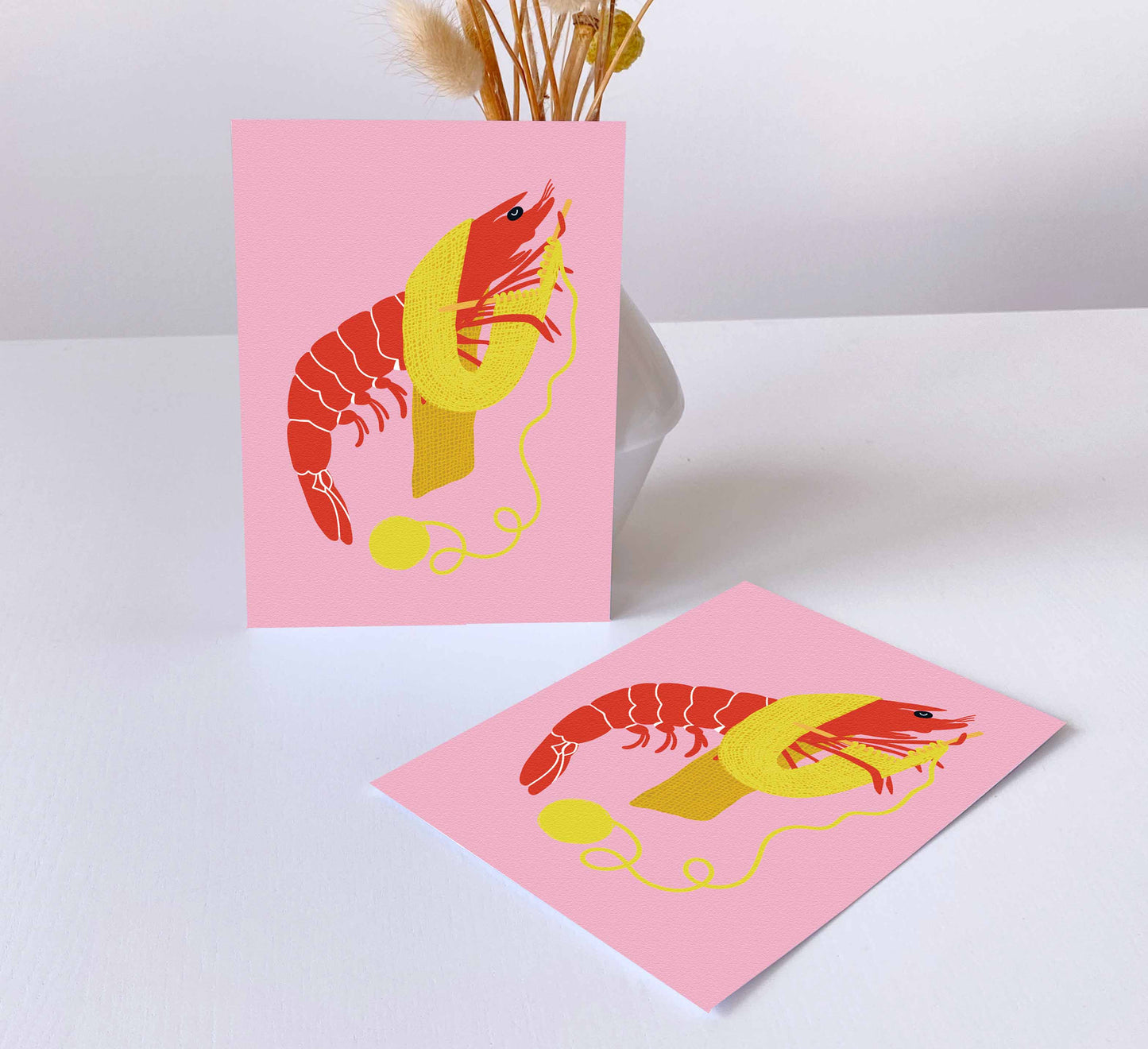 'Shrimp Stitch' Postkarte