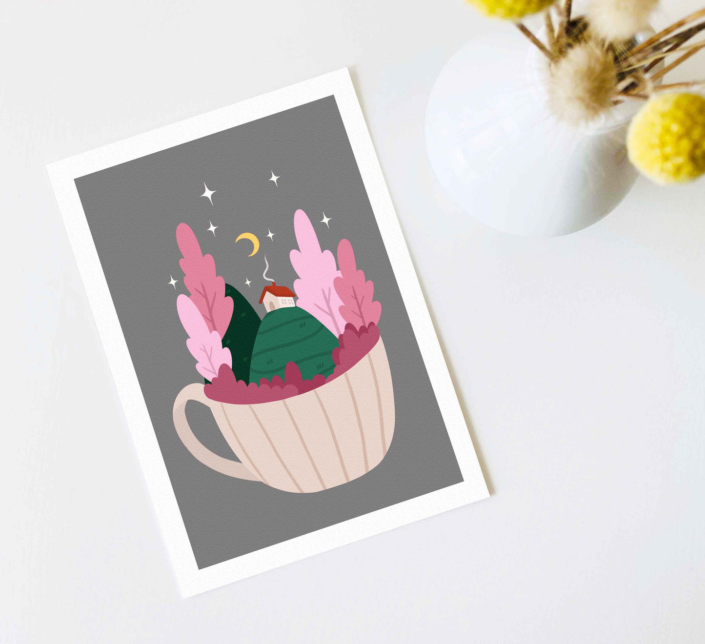 'Twinkly Teacup' Kunstdruck