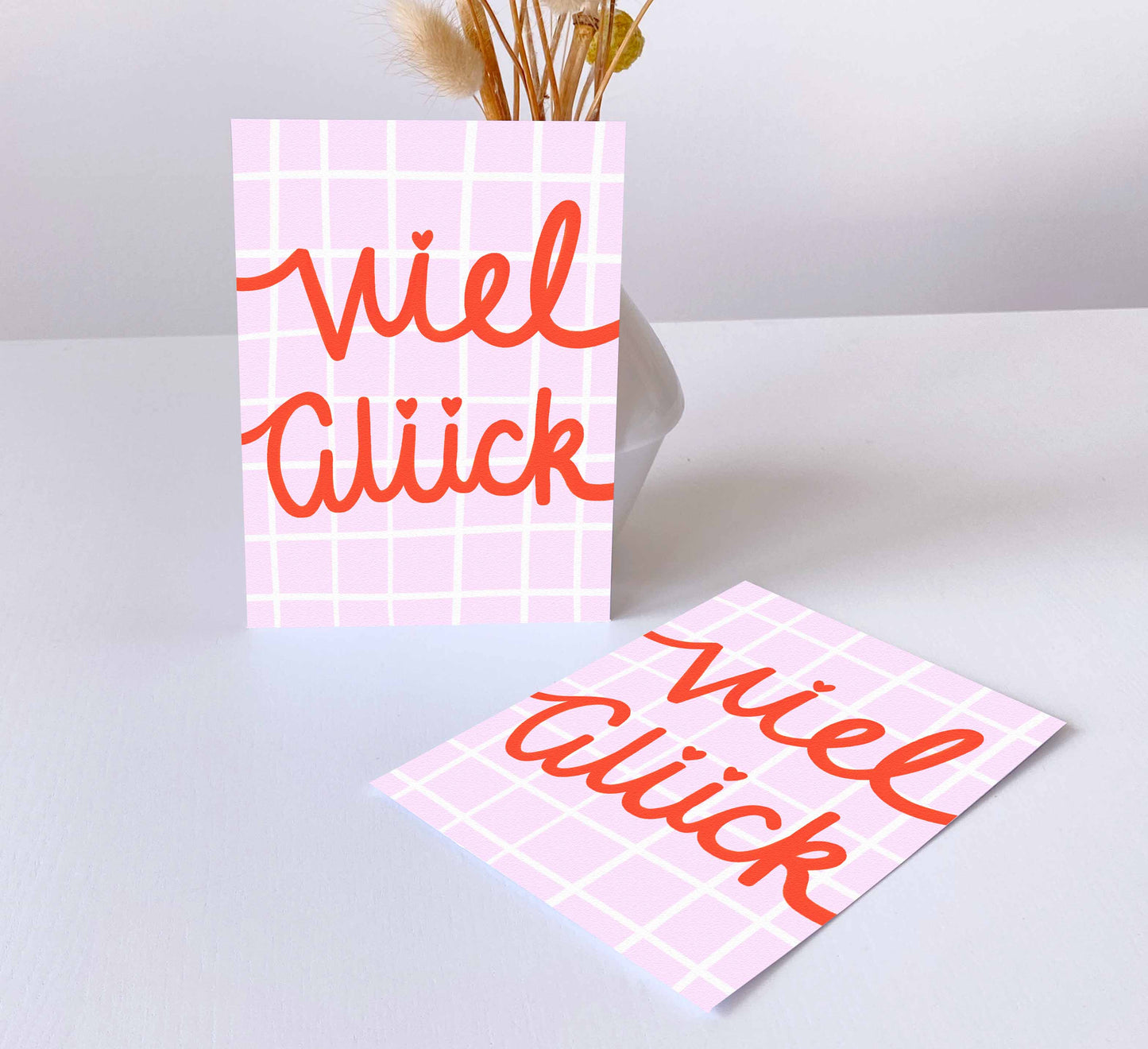 'Viel Glück' Postkarte