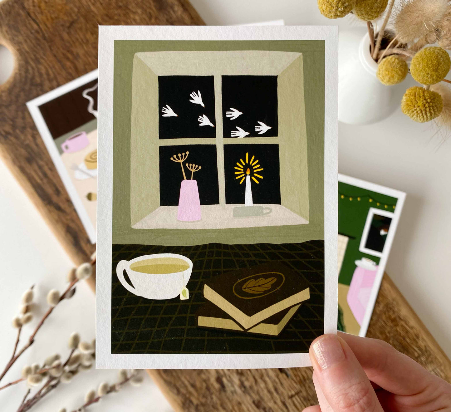 "Winter Nights" Mini-Kunstdruck Set