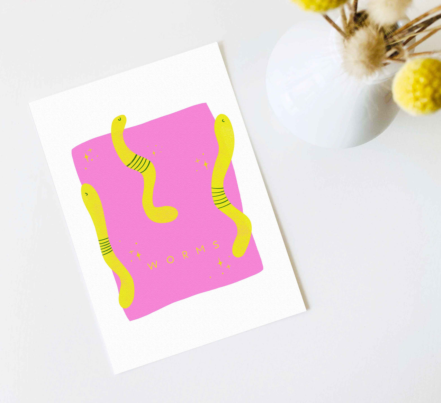 'Worms' Kunstdruck