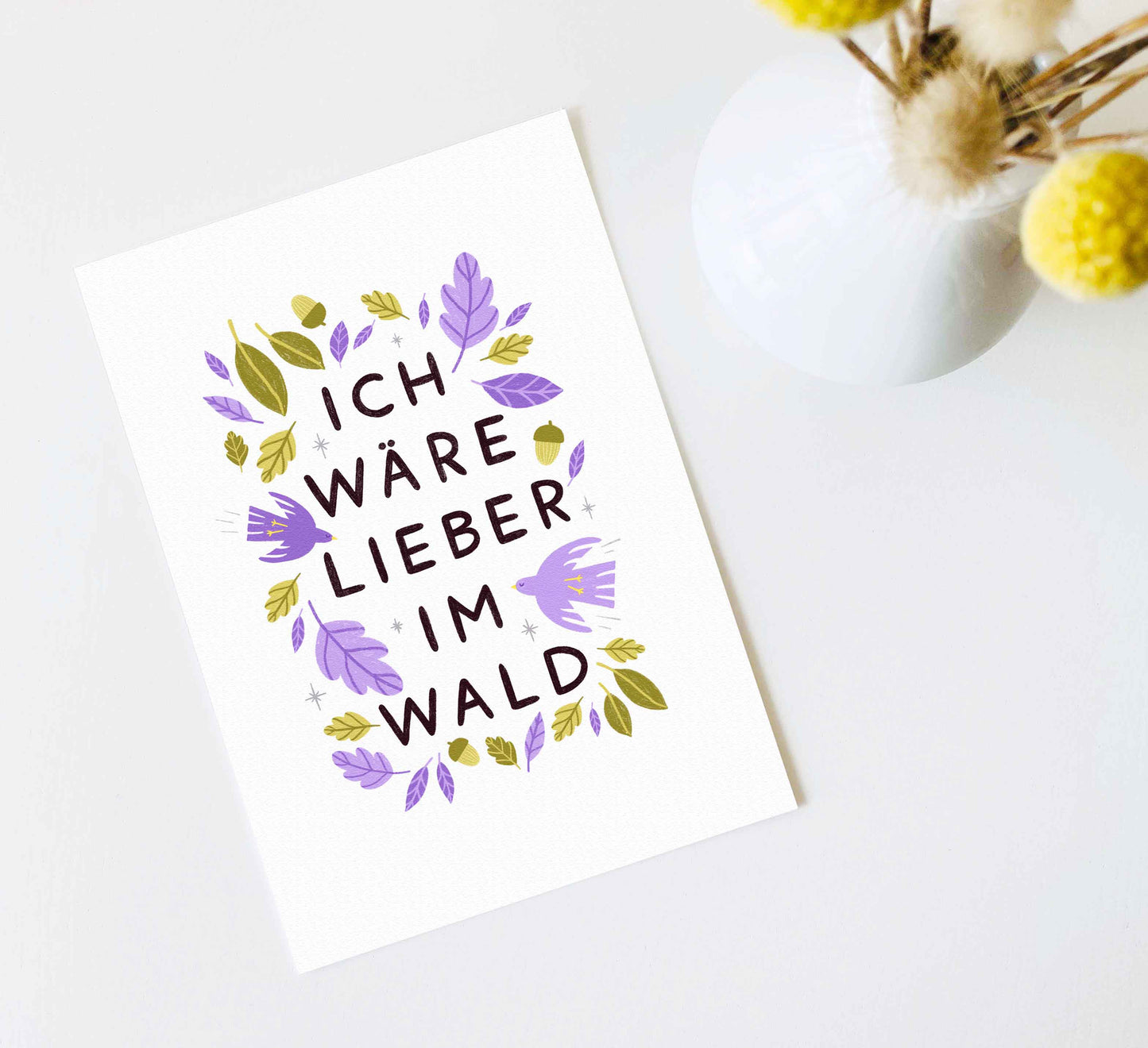 'Im Wald' Kunstdruck