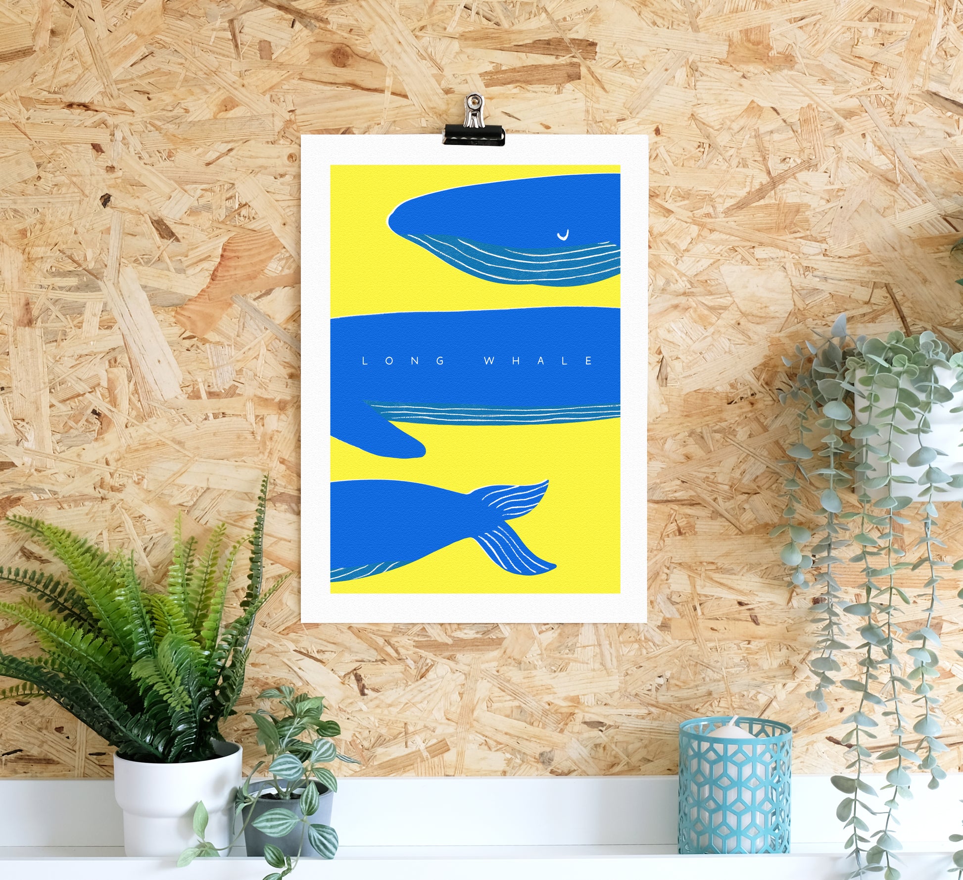 Skurriler Druck, der den majestätischen Wal feiert! Quirky art print that celebrates the majestic whale!