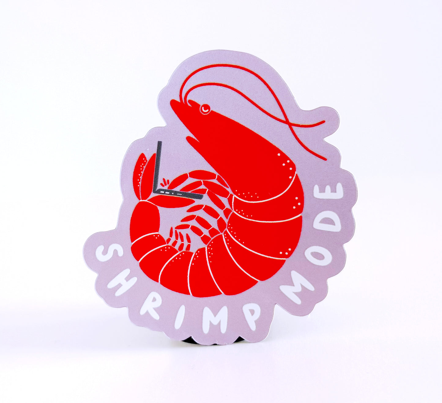 'Shrimp Mode' Vinyl-Aufkleber