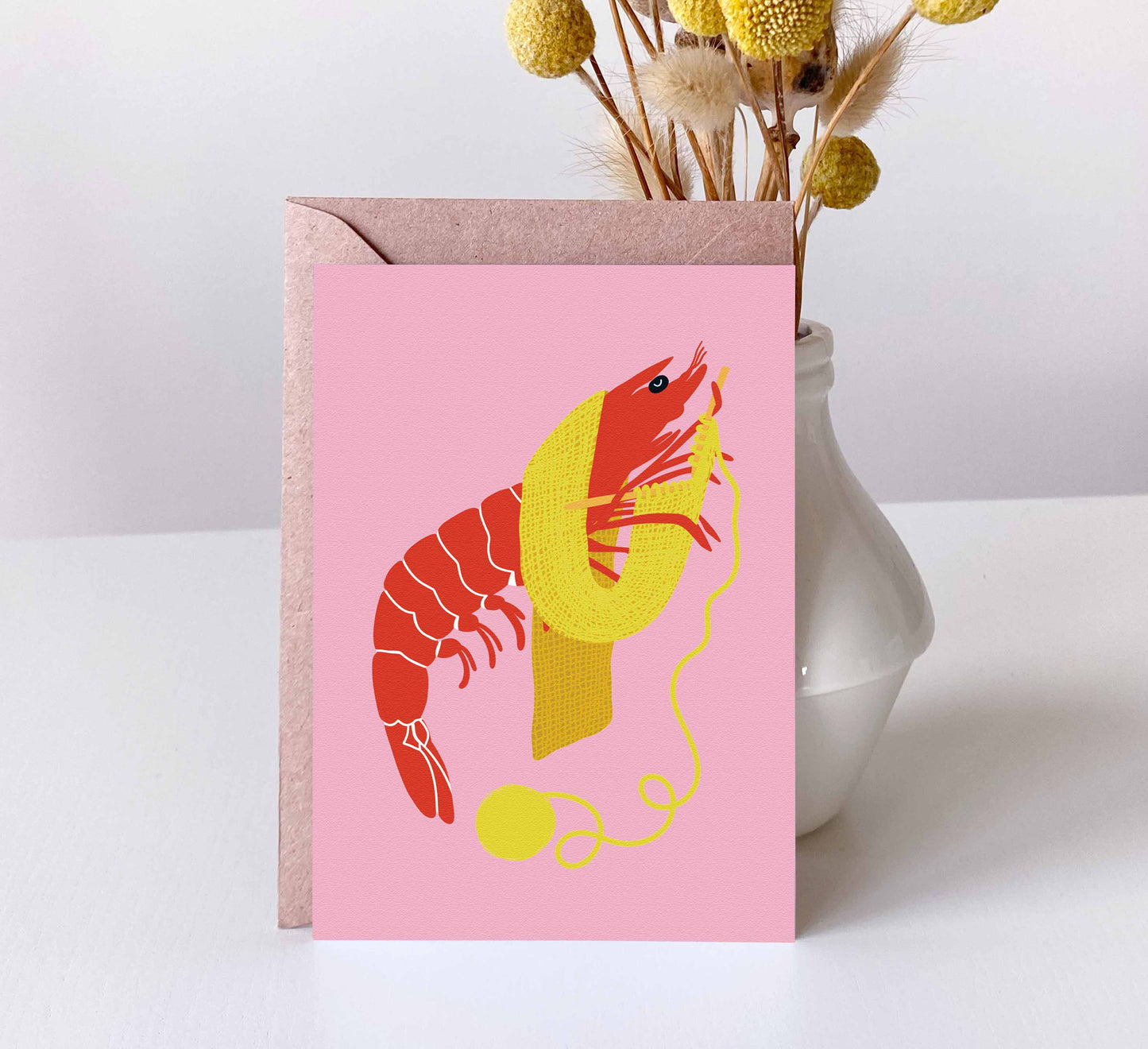 'Shrimp Stitch' Postkarte