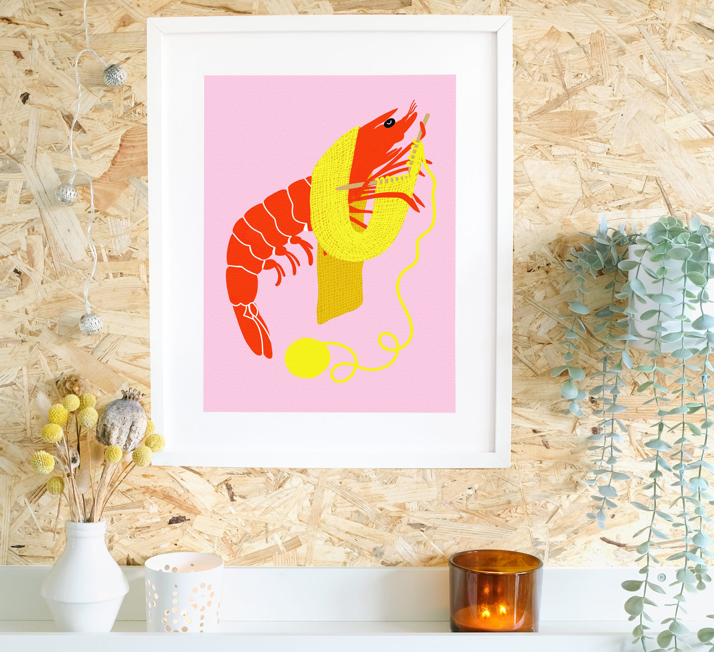 'Shrimp Stitch' Fine Art Print