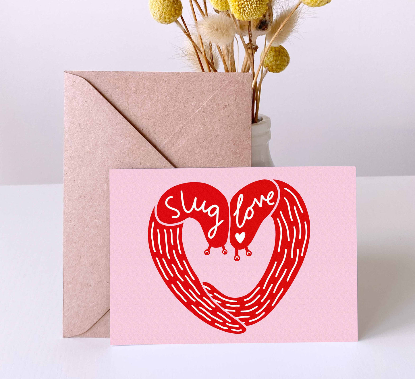 'Slug Love' Postcard