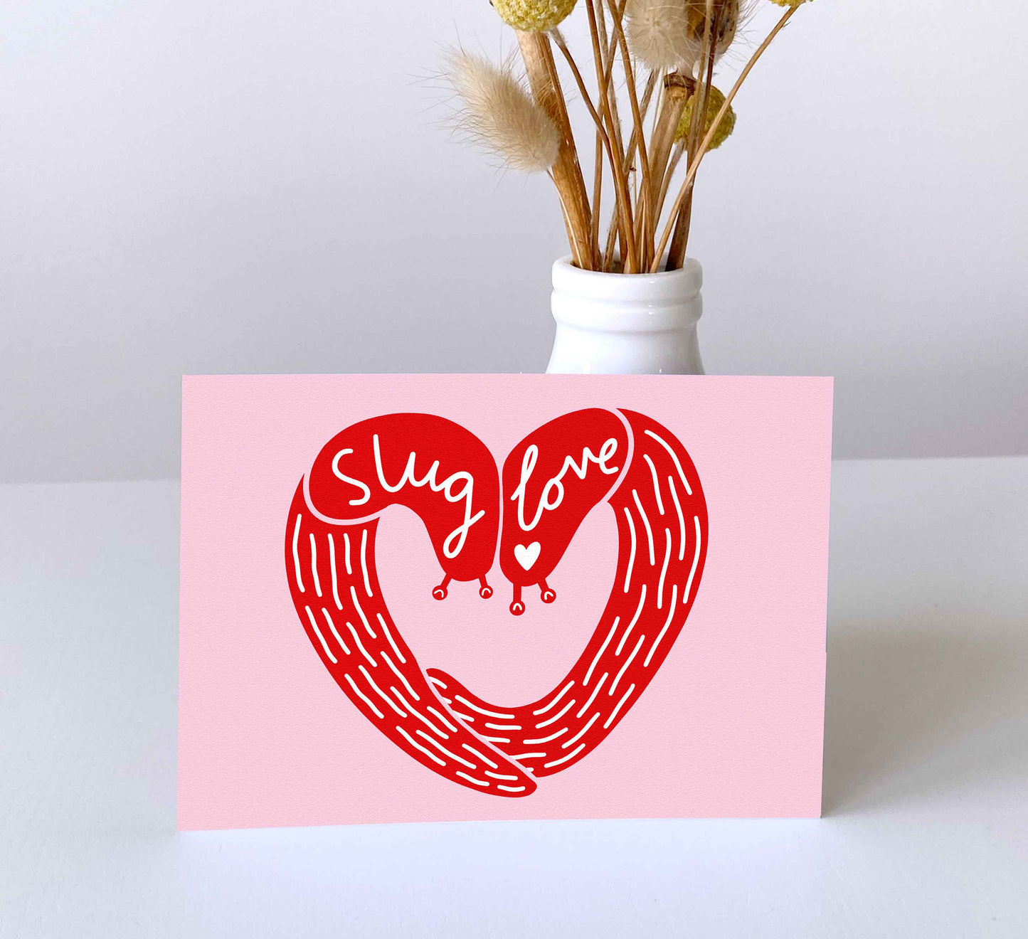 'Slug Love' Postcard