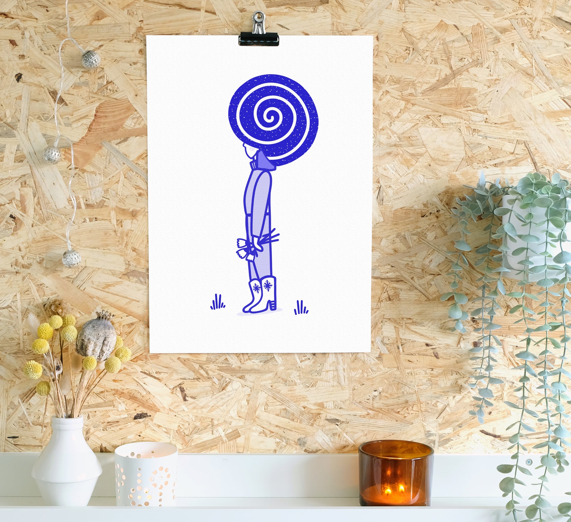 Set aus drei Kunstdrucken, die die Kunst des „Snailings“ feiern! Hochwertige, von einer unabhängigen Künstlerin gestaltete. Wandkunst und Drucke für dein Zuhause, perfekt, um ein wenig Natur in jeden Wohnraum zu bringen! Nachhaltig auf Bestellung gefertigt. Set of three fine art prints celebrating the art of 'snailing'!