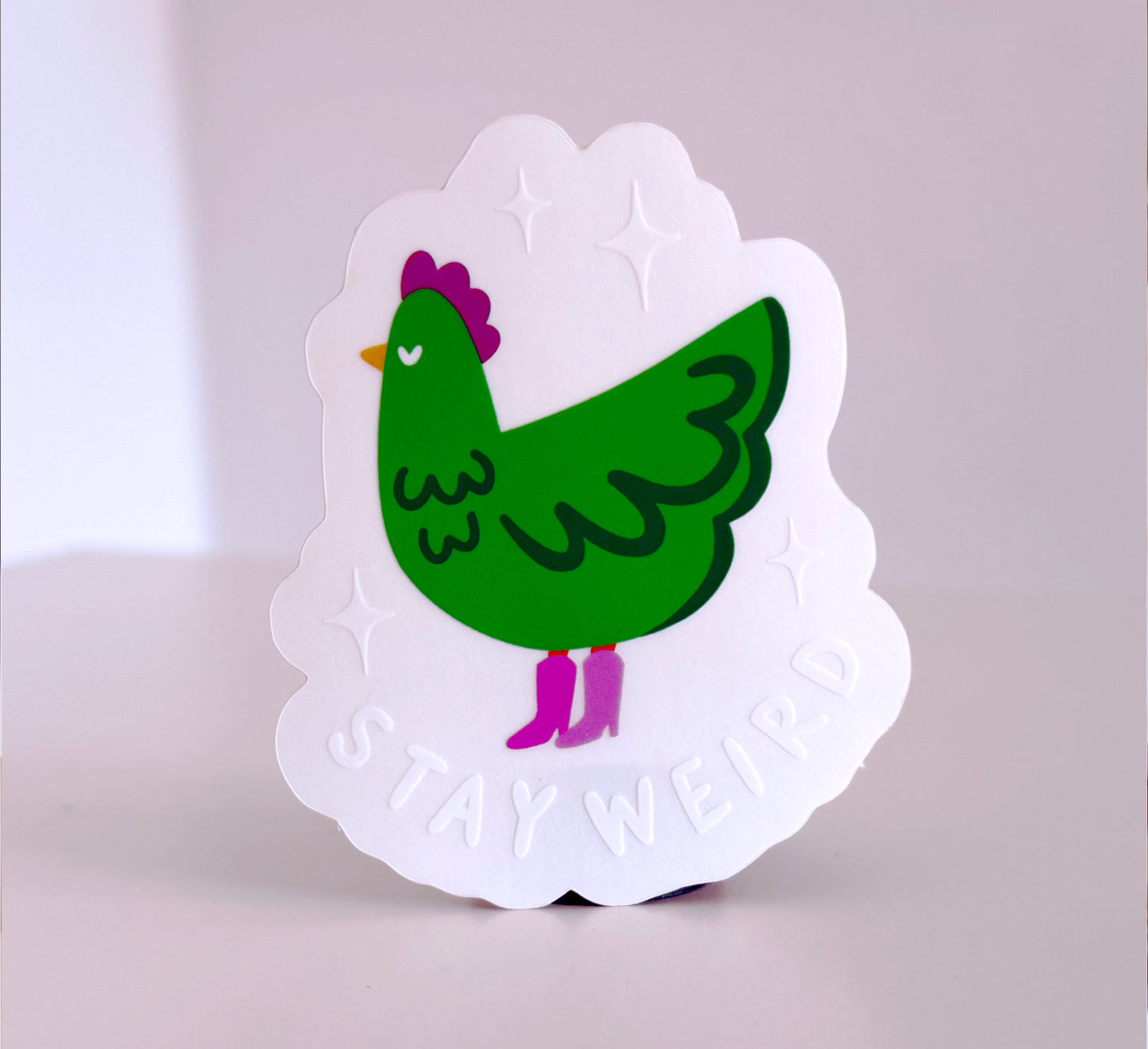 'Stay Weird' Vinyl Sticker