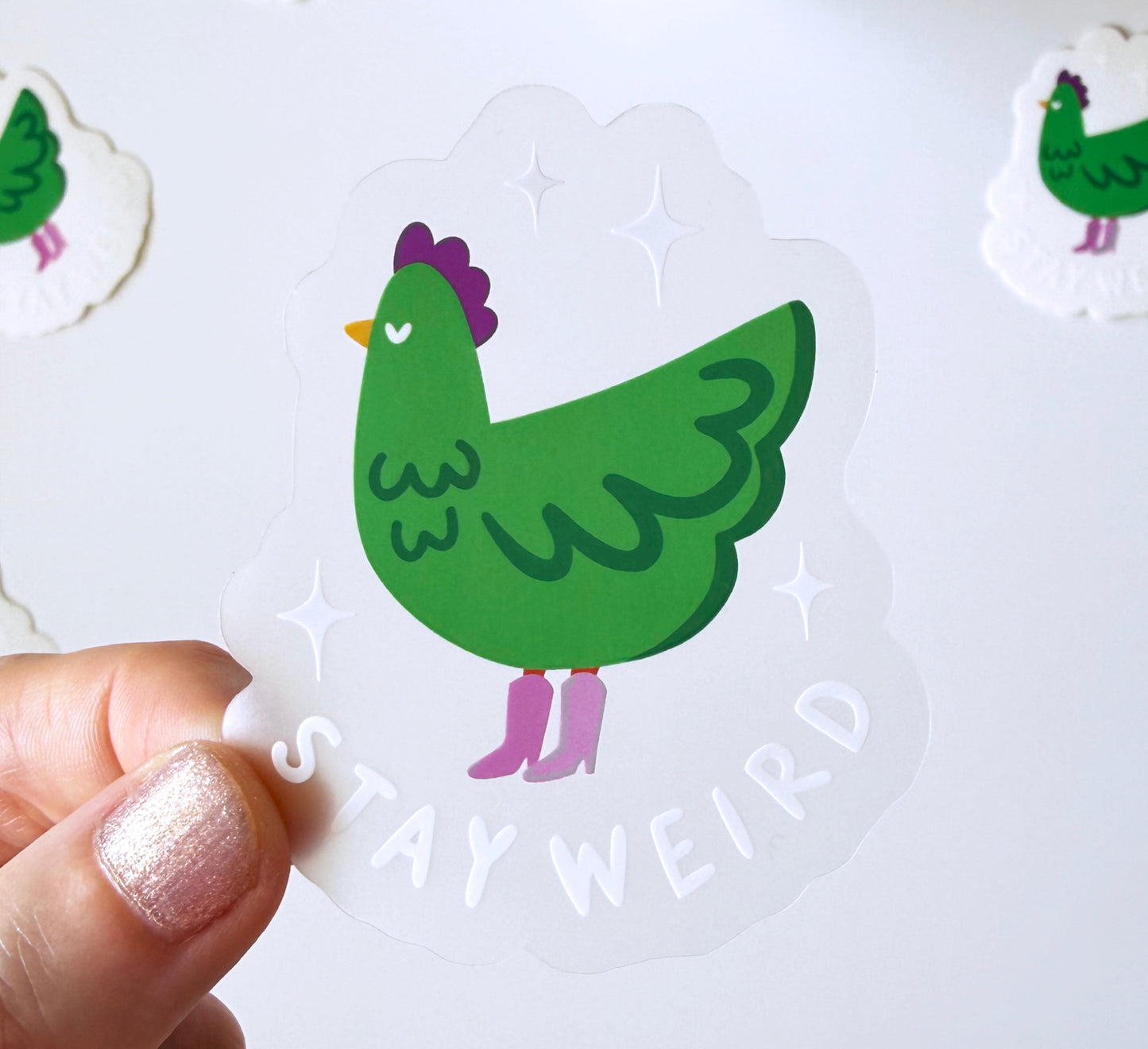 'Stay Weird' Vinyl Sticker