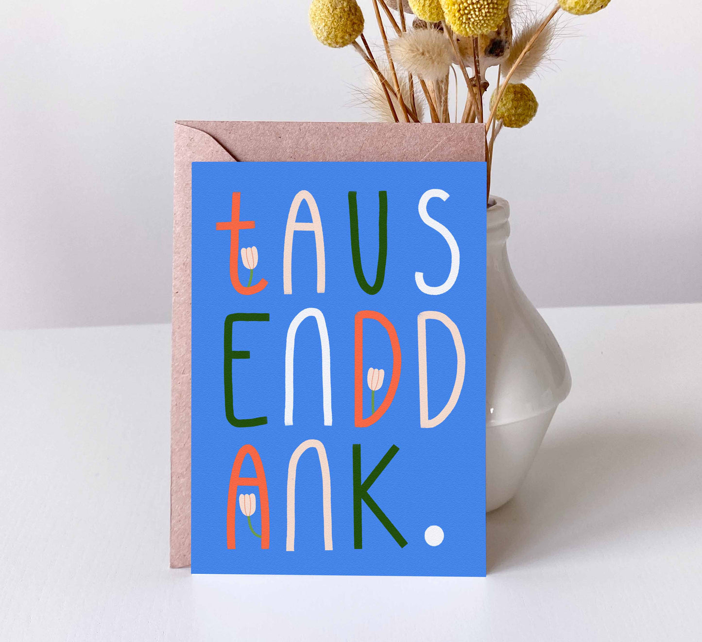 'Tausend Dank' Greeting Card