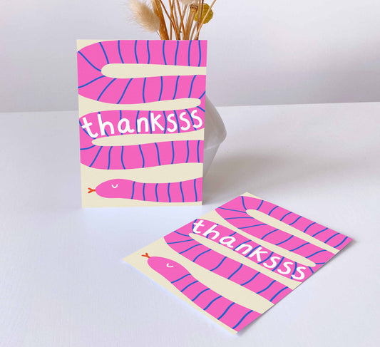 'Thanksss' Greeting Card